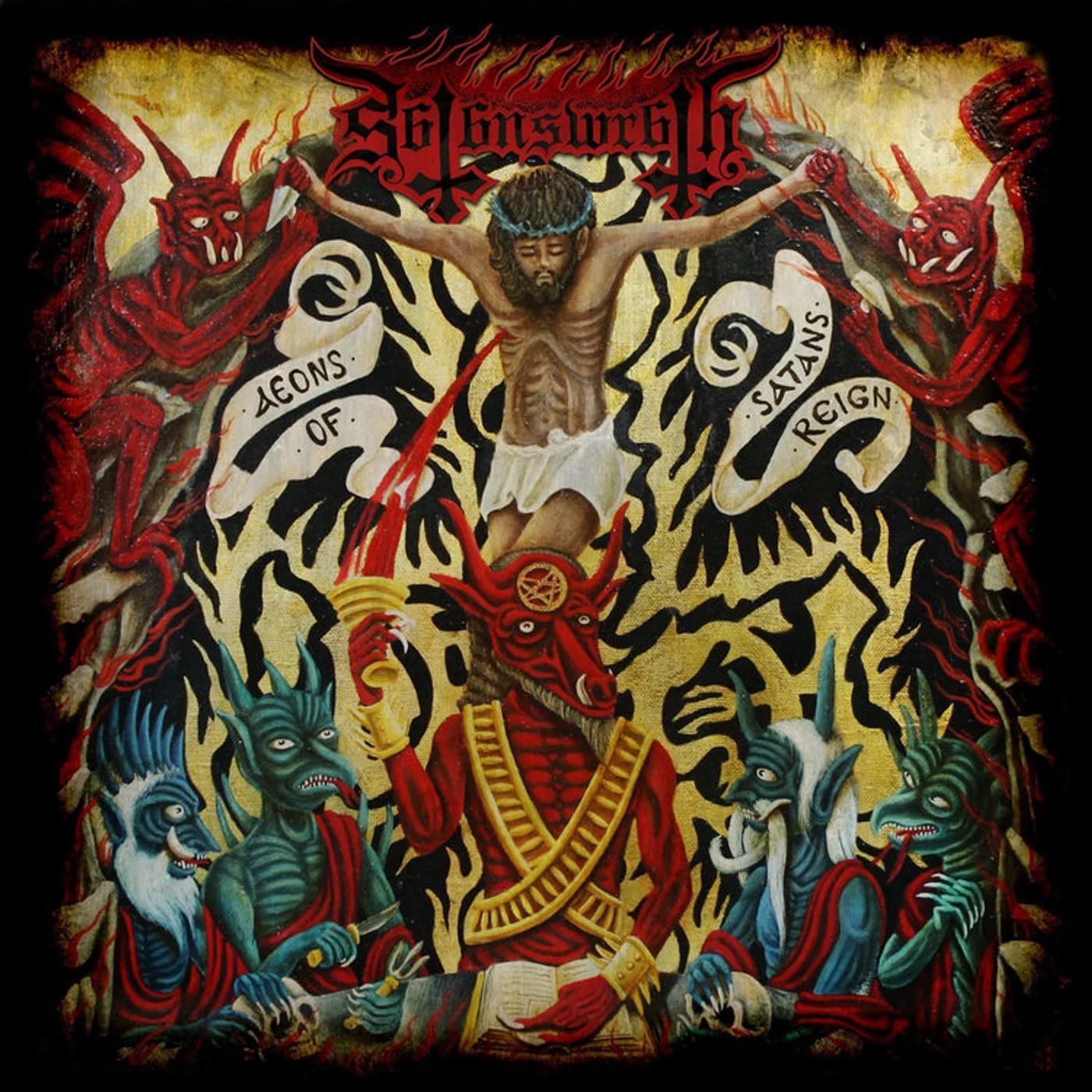 Satans Wrath LP - Aeons Of Satans Reign (Vinyl)