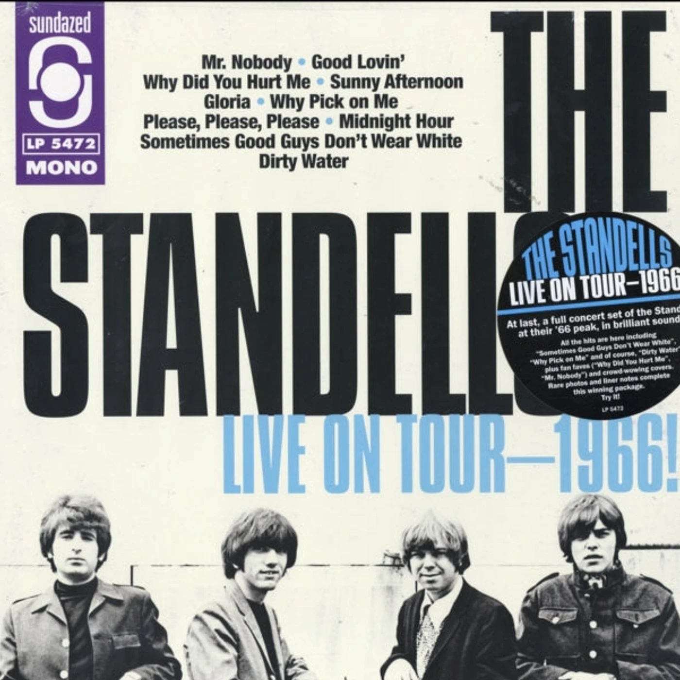 The Standells LP - Live On Tour - 1966! (Vinyl)