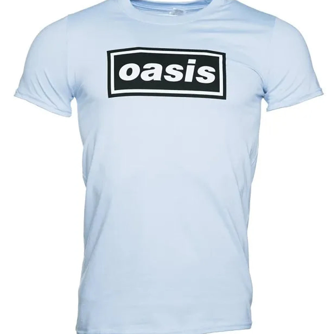 Oasis T Shirt - Logo Blue Amplified Vintage