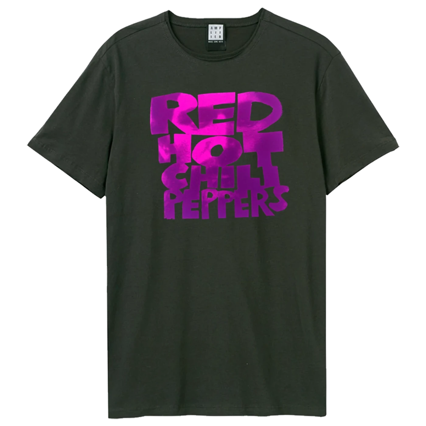 Red Hot Chili Peppers T Shirt - Text Neon Pink Amplified Vintage