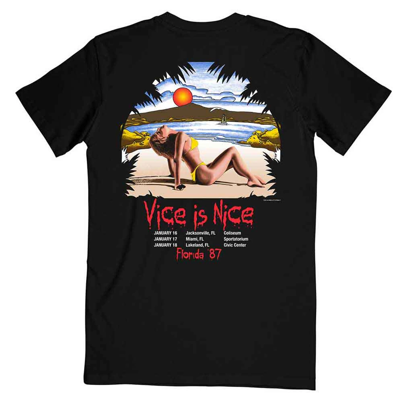 Iron Maiden T Shirt - Vice Is Nice