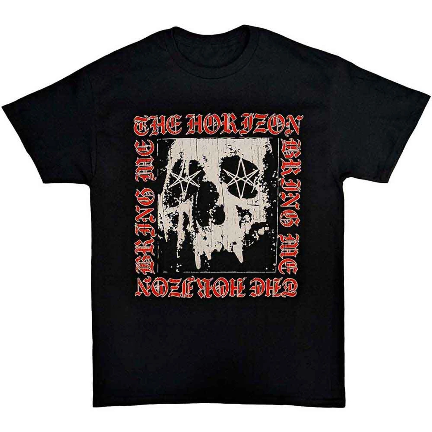 Bring Me The Horizon T Shirt - Metal Logo Skull