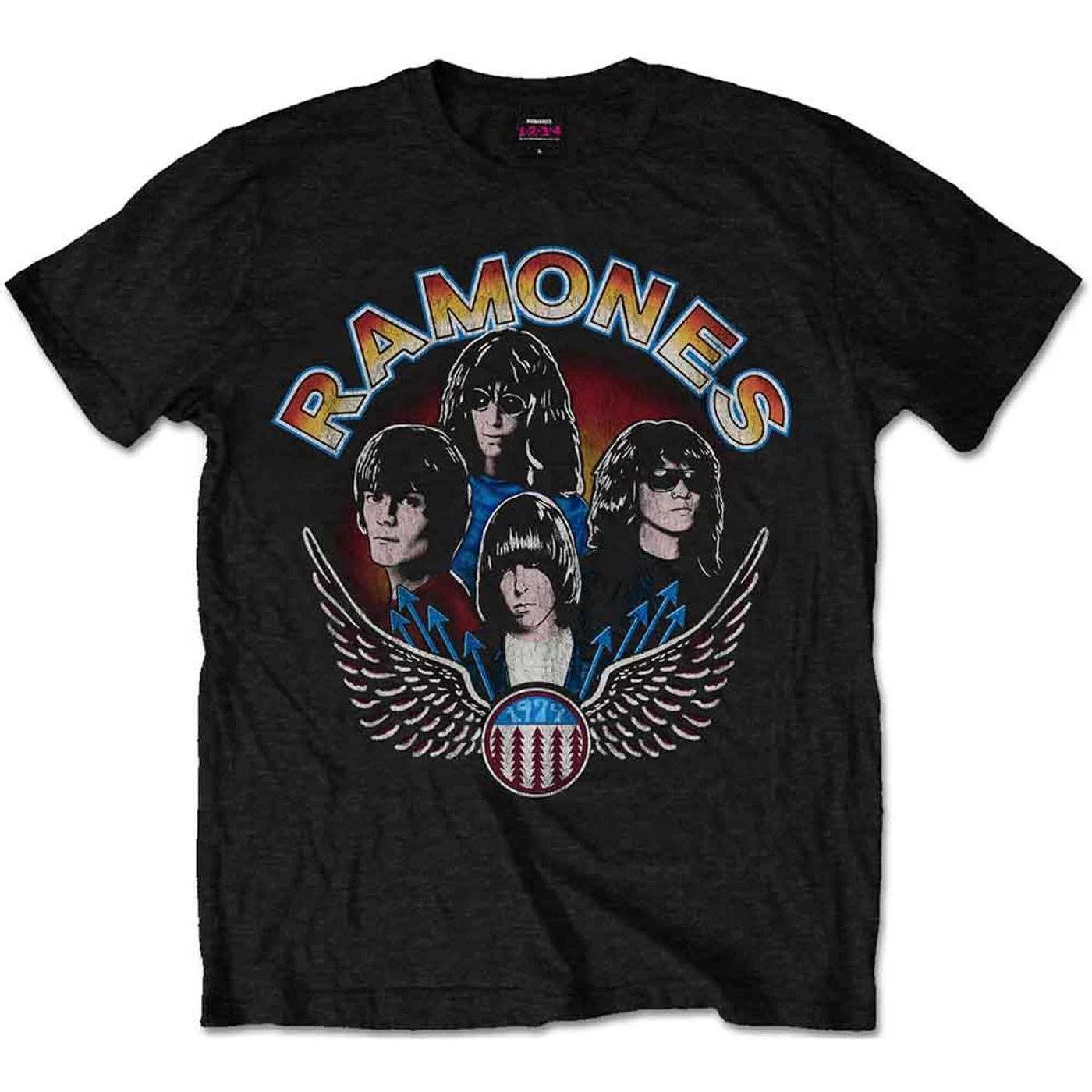 Ramones T Shirt - Vtge Wings Photo