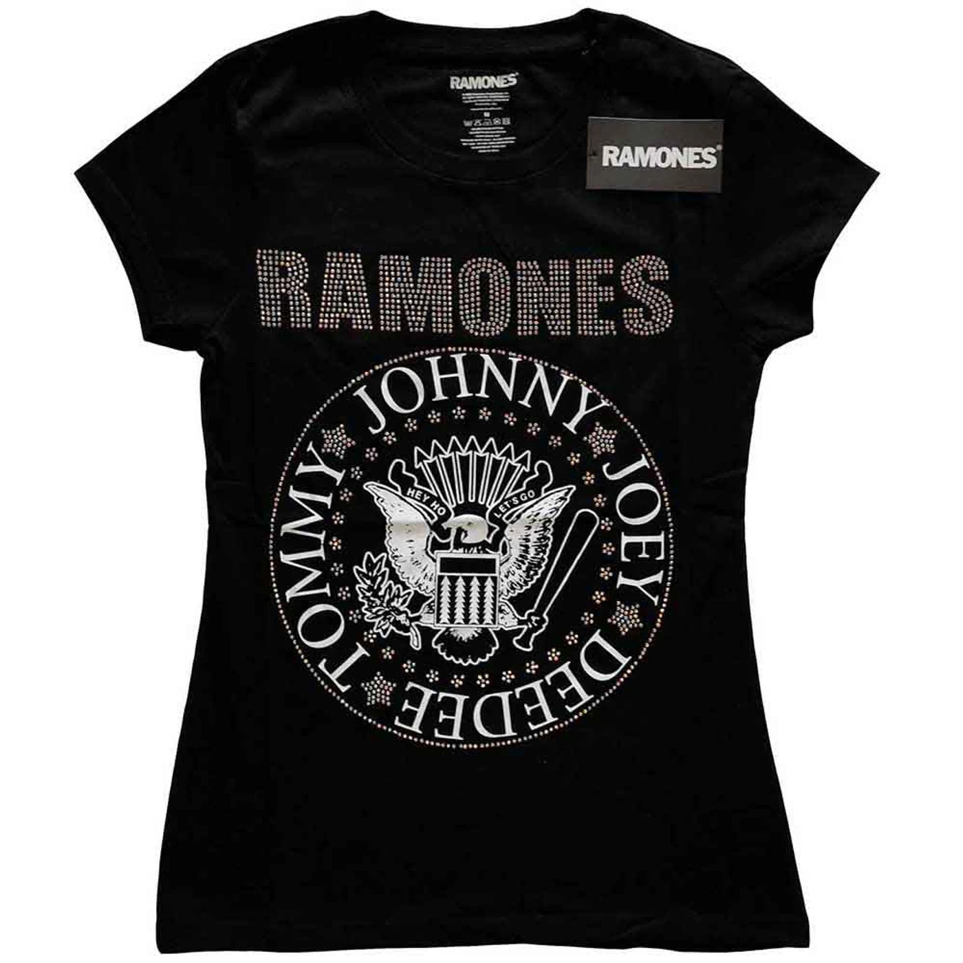 Ramones Women's T Shirt - Presidential Seal Diamante