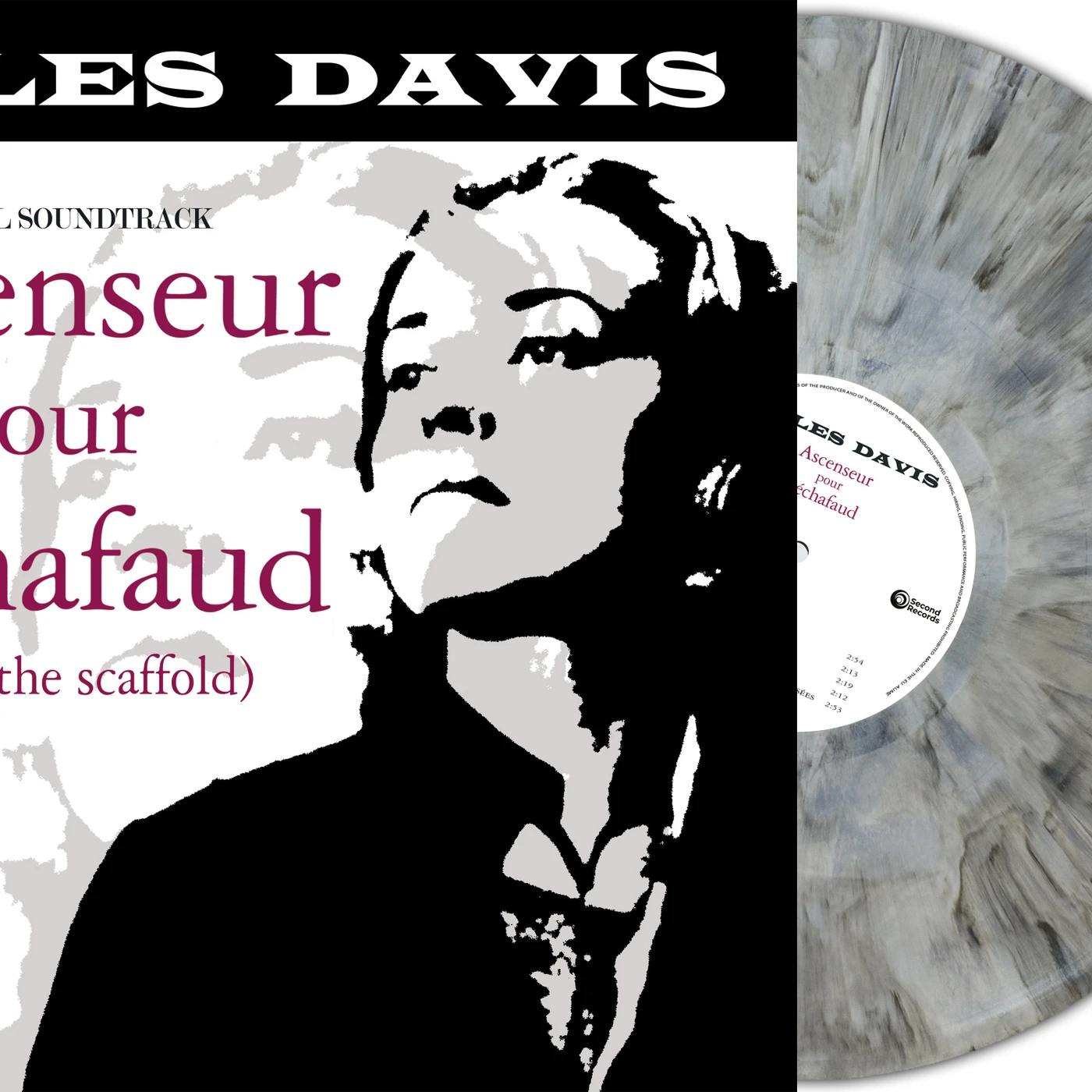Miles Davis LP - Ascenseur Pour L'Echafaud (Grey Marble Vinyl)