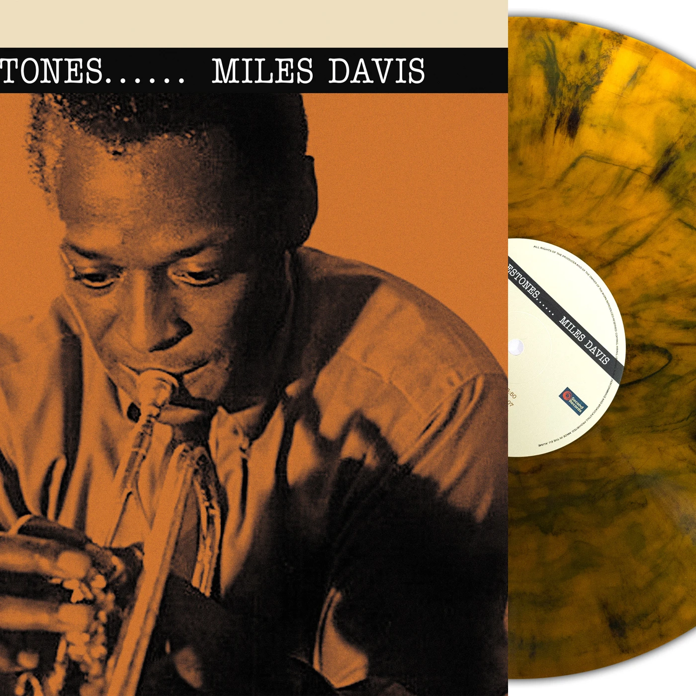 Miles Davis LP - Milestones (Orange Marble Vinyl)