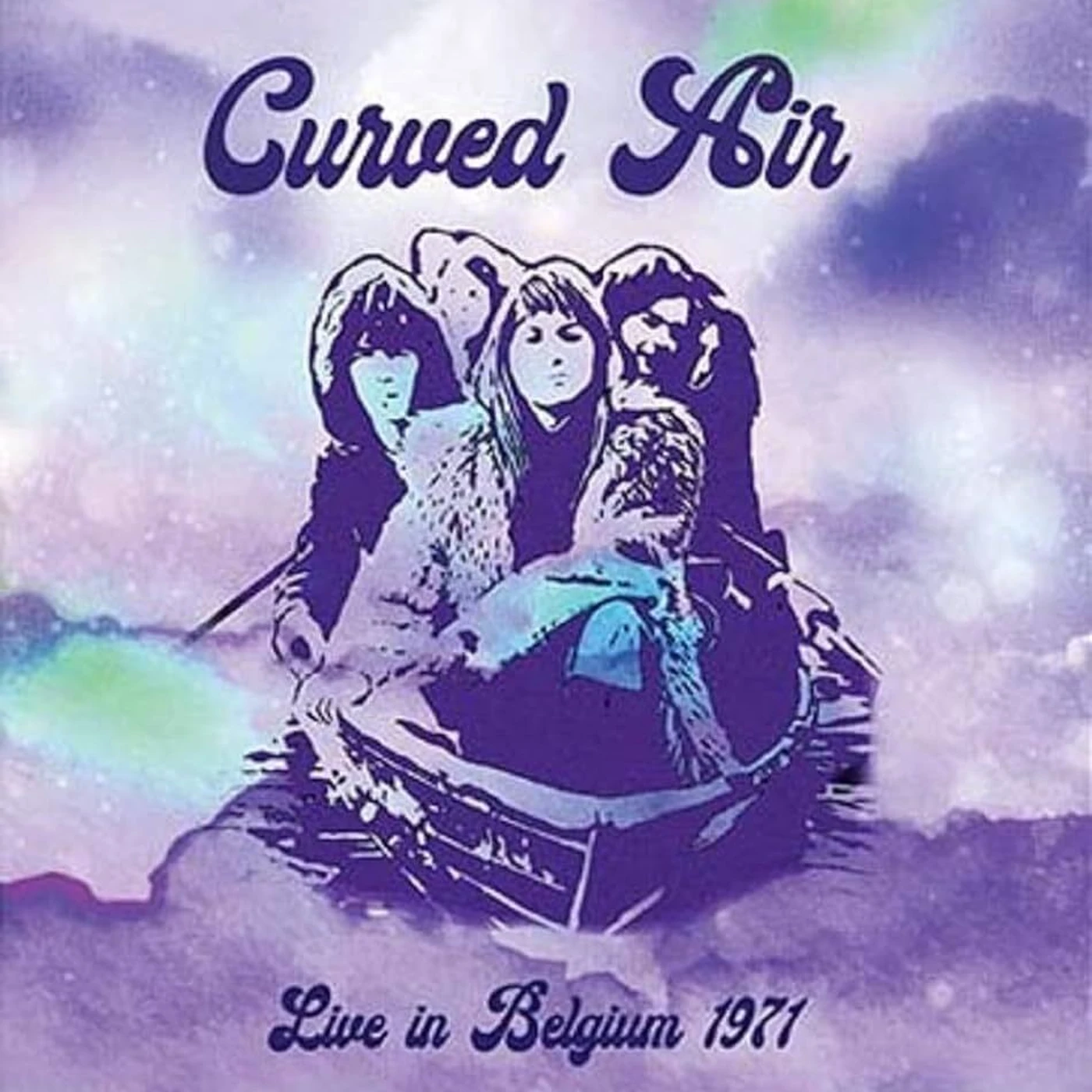 Curved Air LP - Live In Belgium 1971 (Lilac Vinyl)