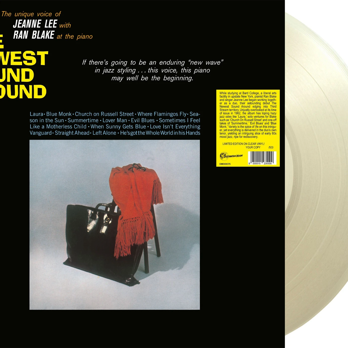Jeanne Lee And Ran Blake LP - The Newest Sound Around (Numbered Edition) (Clear Vinyl)