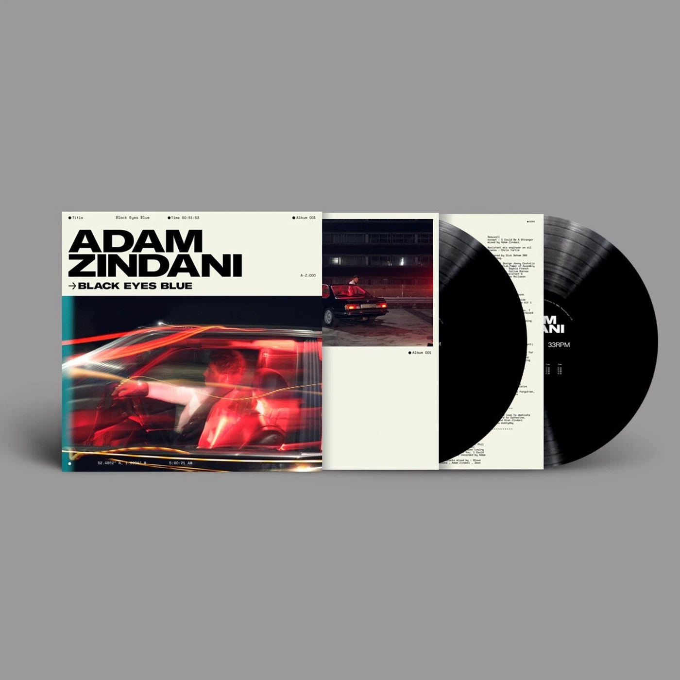 Adam Zindani LP - Black Eyes Blue (Vinyl)