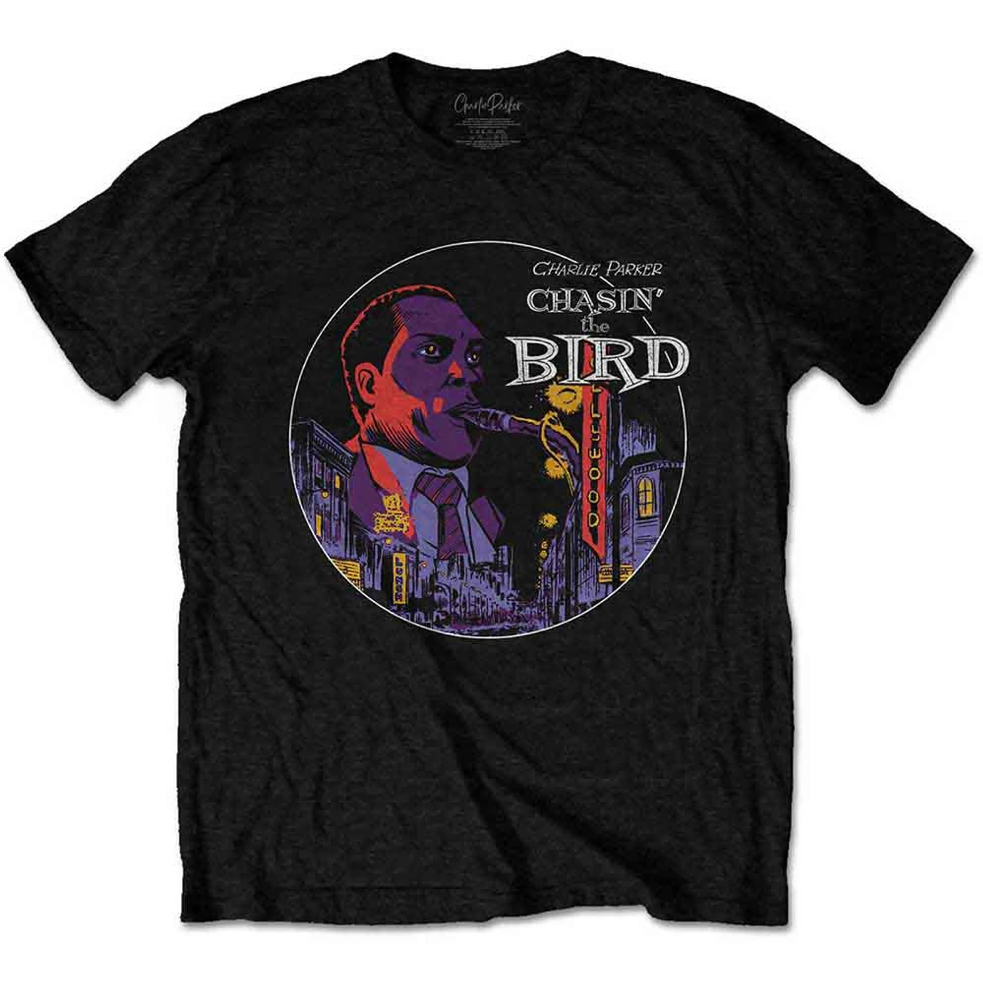 Charlie Parker T Shirt - Chasin' The Bird Hollywood