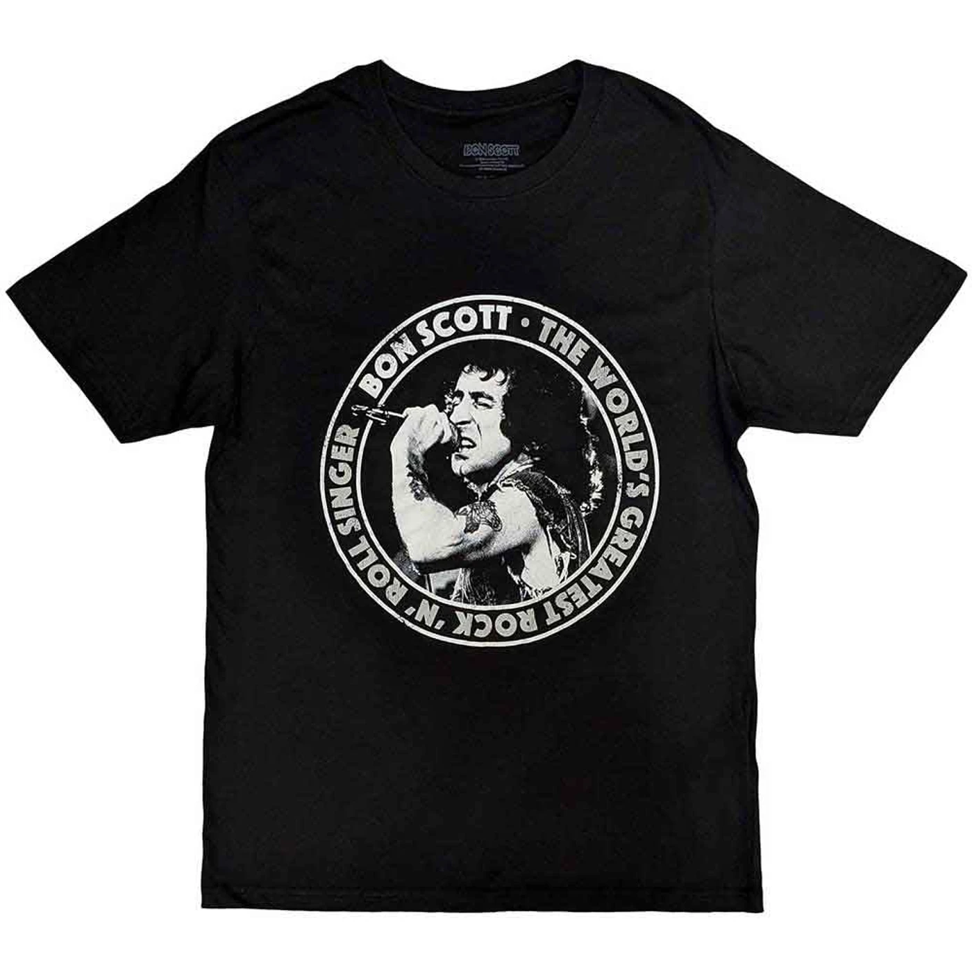Bon Scott T Shirt - TWGRRS Circle
