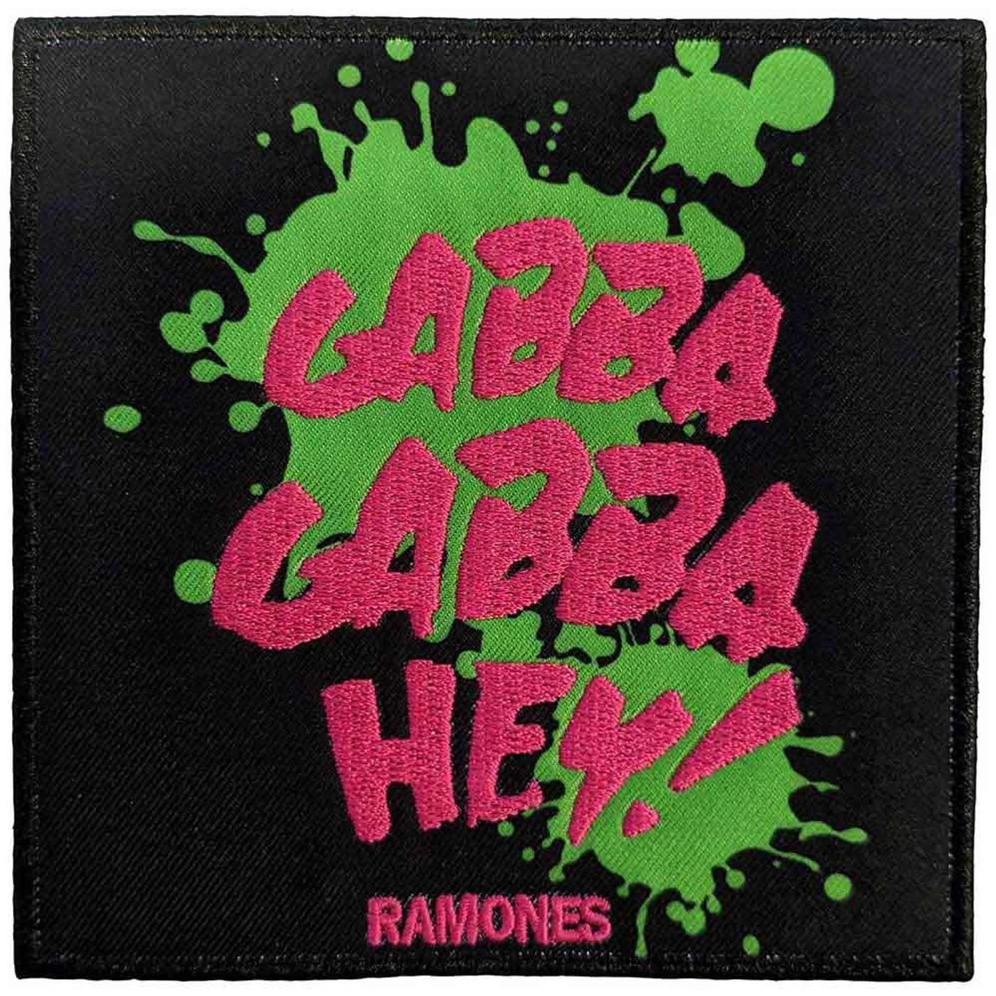 Ramones Patches - Iron On - Gabba Gabba, Hey