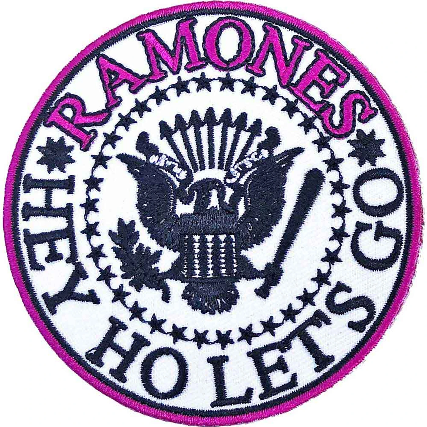 Ramones Patches - Iron On - Hey Ho Let's Go V1