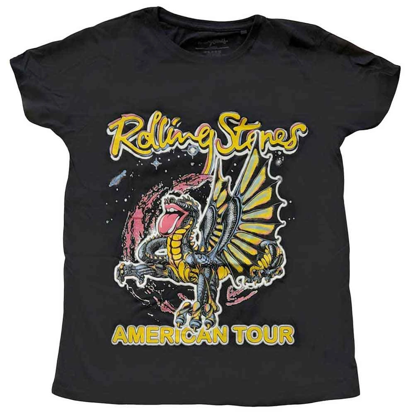 The Rolling Stones Woman's T Shirt - American Tour Dragon