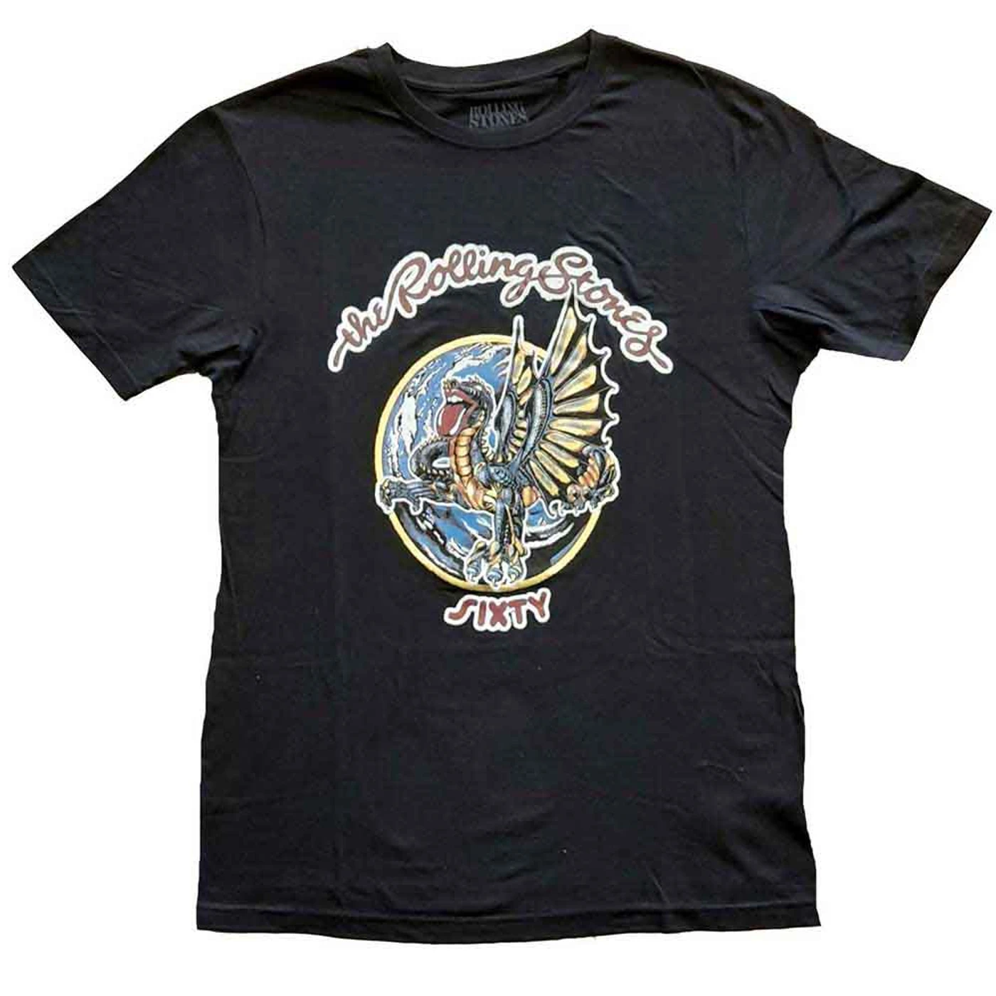 The Rolling Stones Woman's T Shirt - 60 Dragon Globe