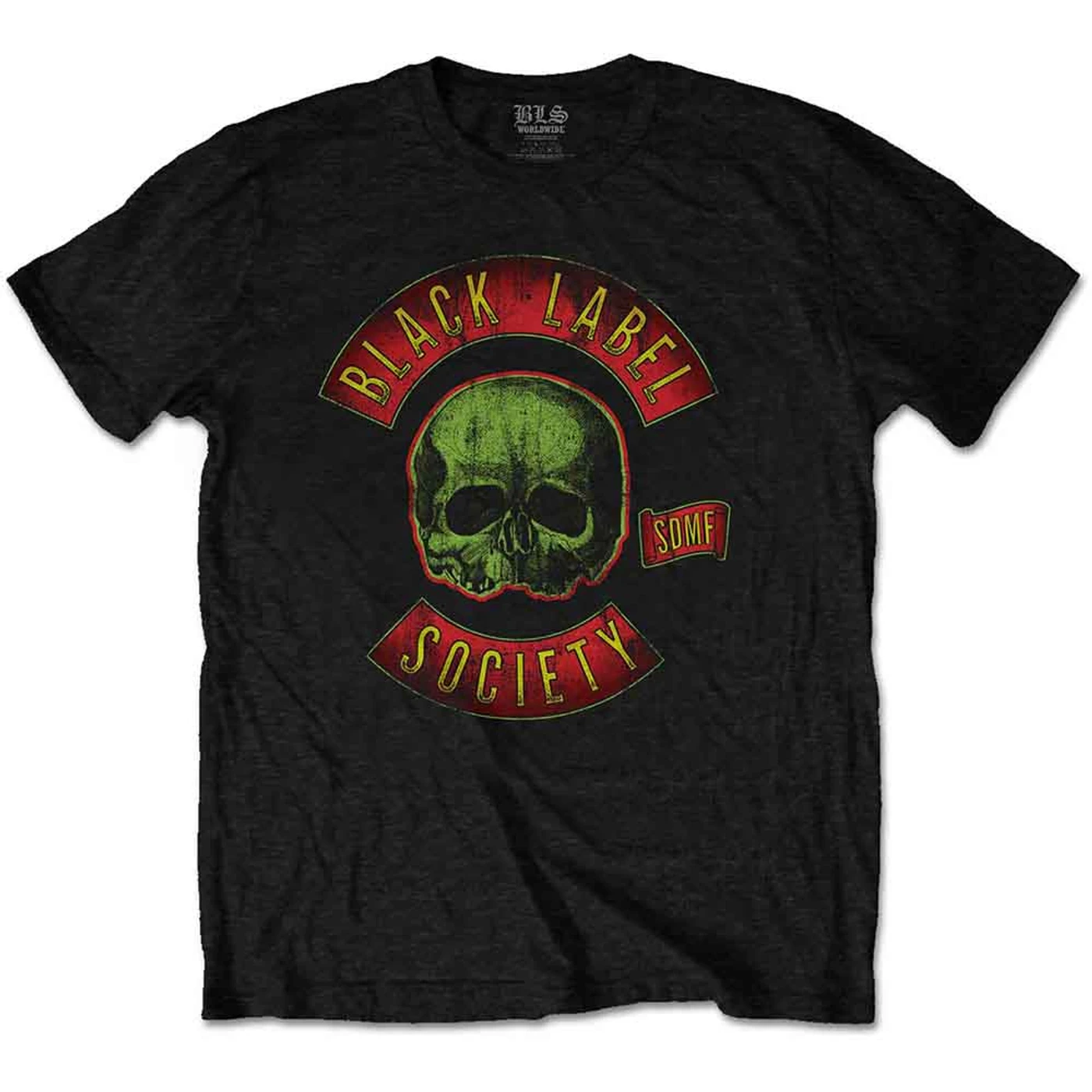 Black Label Society T Shirt - Skull Logo Colour