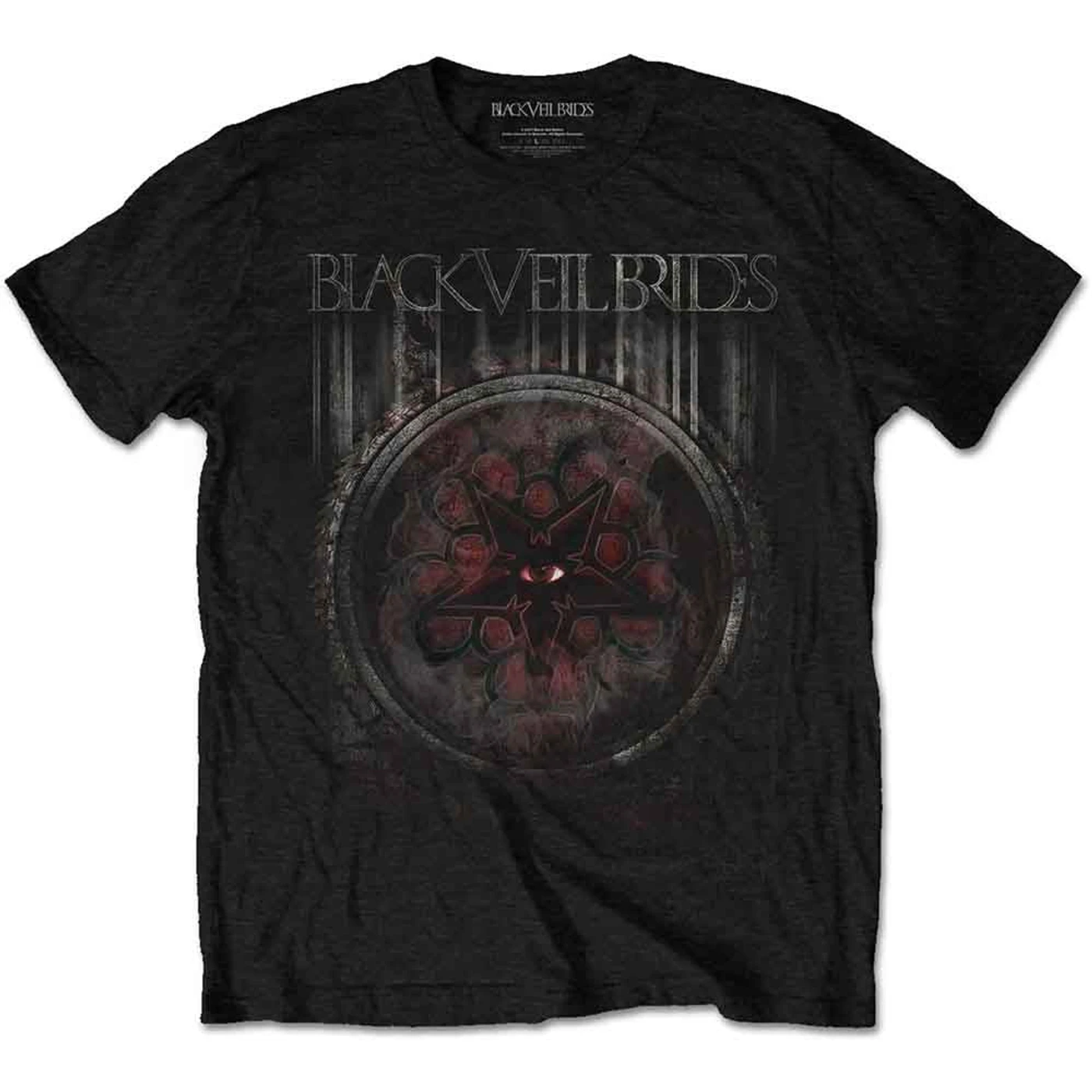 Black Veil Brides T Shirt - Rusted