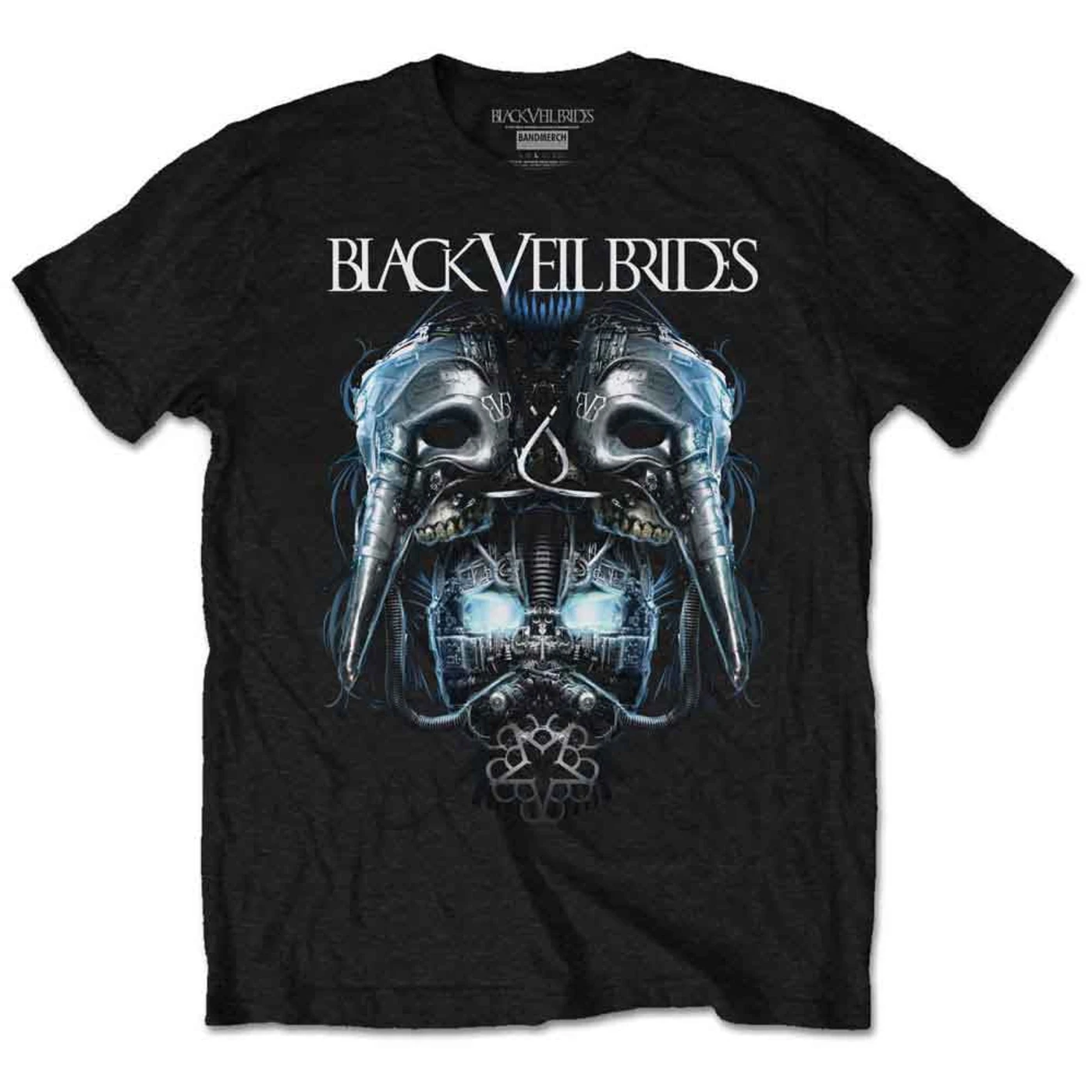 Black Veil Brides T Shirt - Packaged Metal Mask