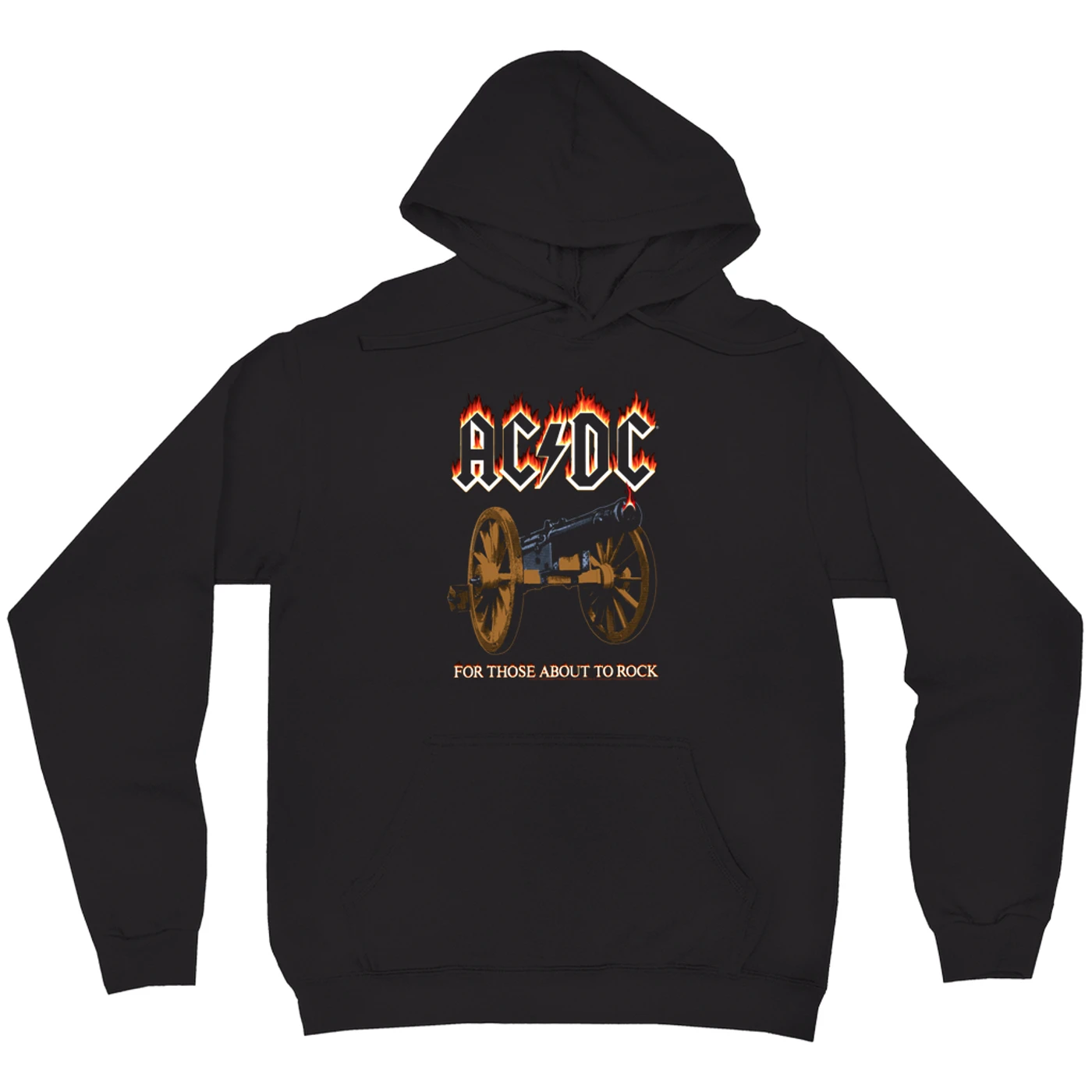 AC/DC Hoodie | For Those About To Rock Flame Cannon ACDC Hoodie