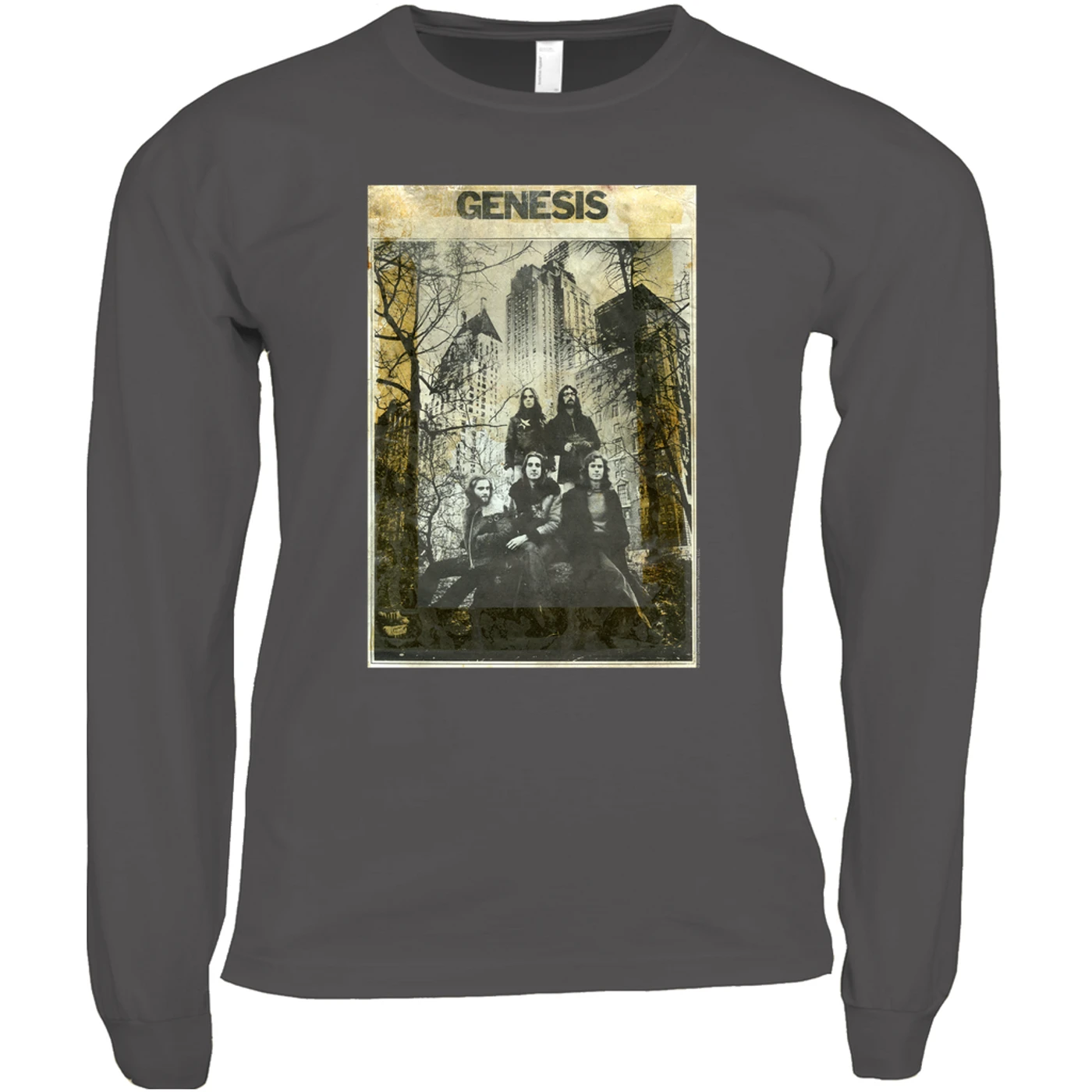 Genesis Long Sleeve Shirt | Genesis In NYC Photo Distressed Genesis Shirt