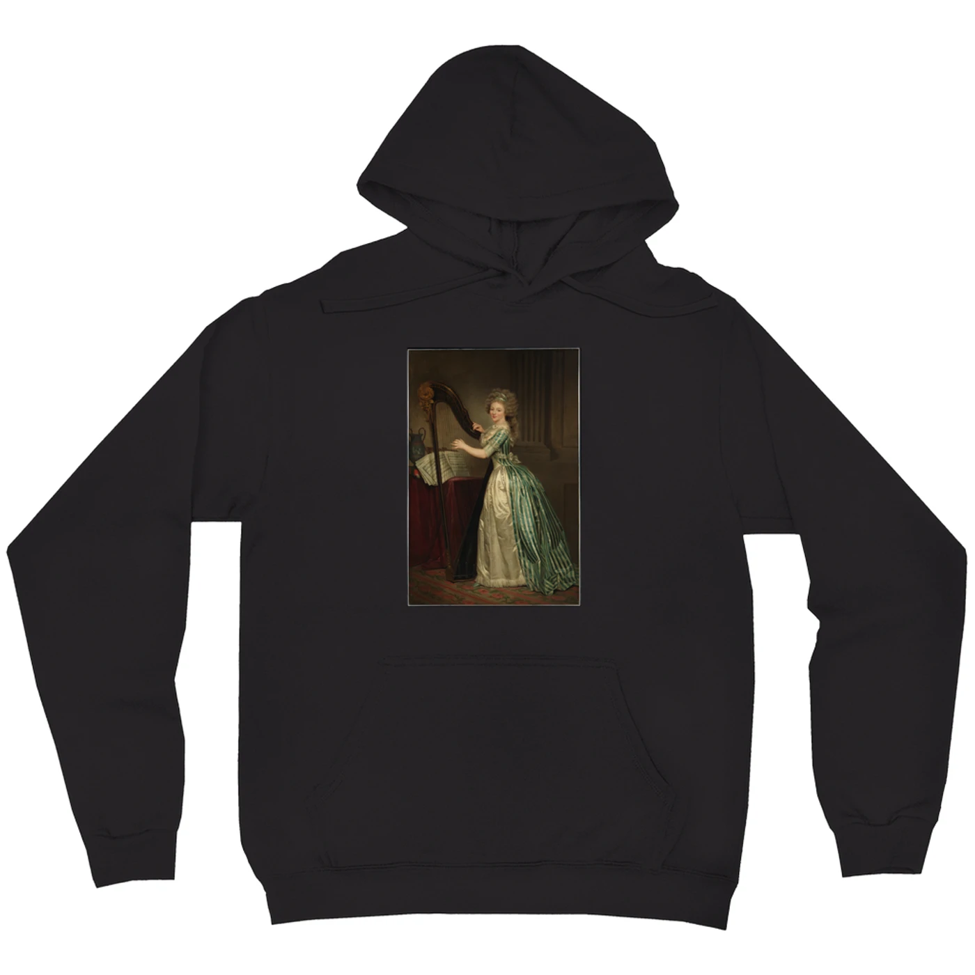 Merchbar Museum Series Hoodie | Self-Portrait with a Harp Merchbar Museum Series Hoodie