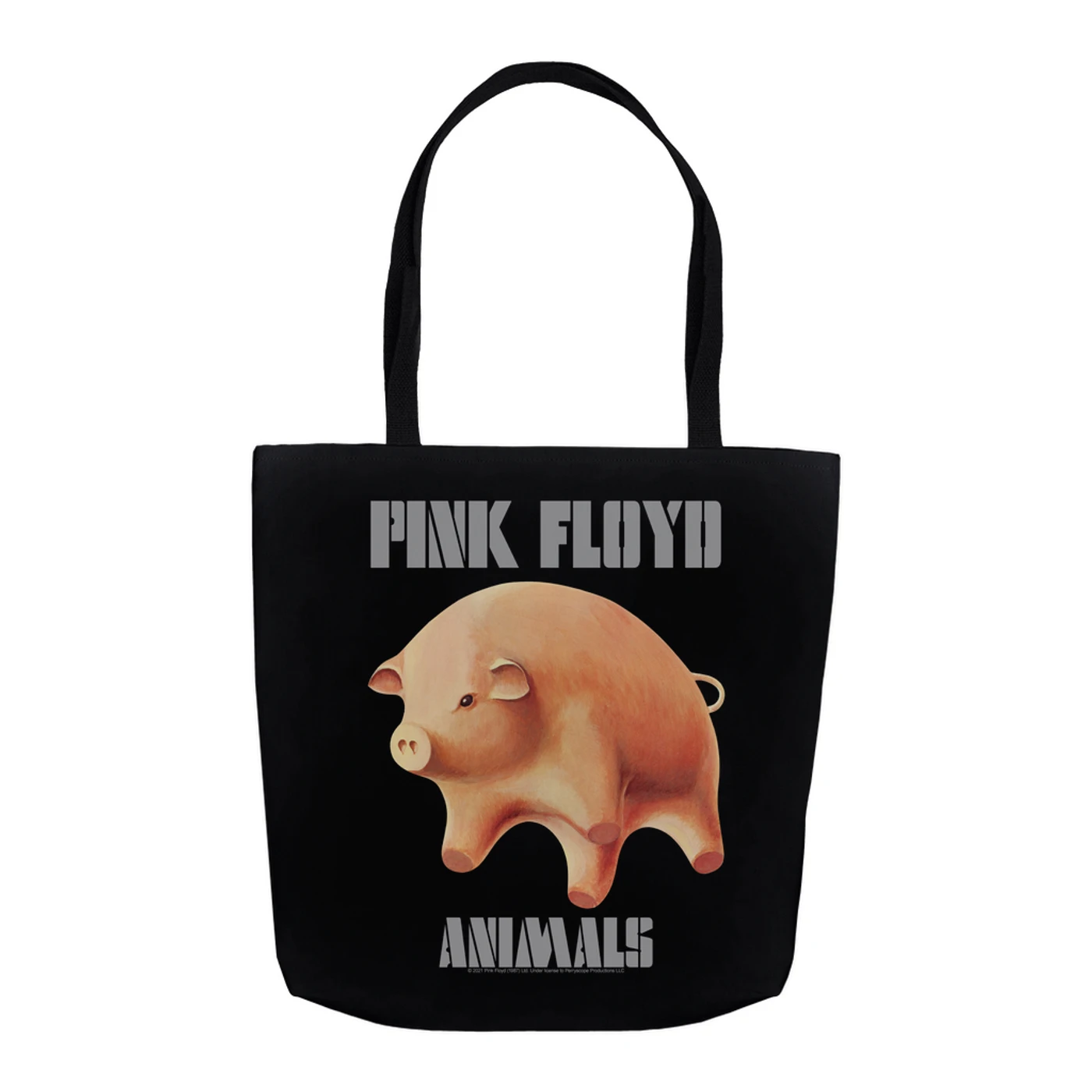 Pink Floyd Tote Bag | Animals Album Pig Logo Pink Floyd Bag (Merchbar Exclusive)