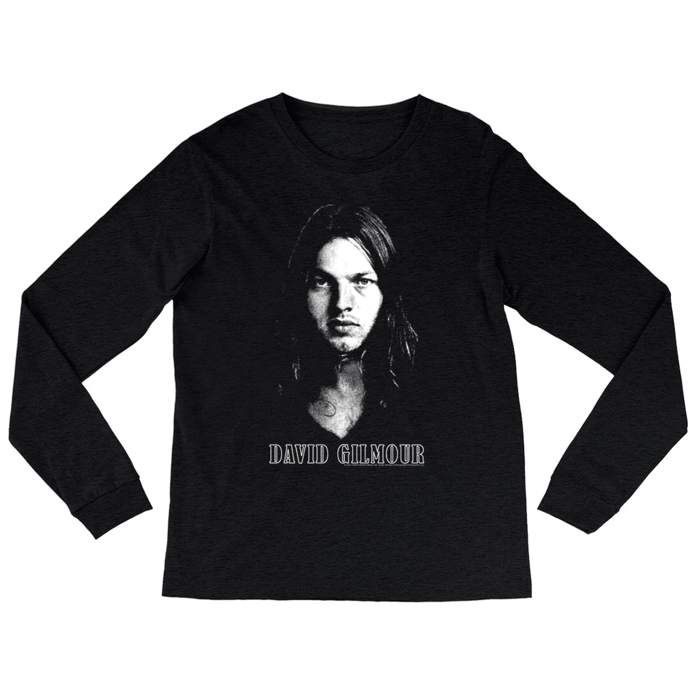 David Gilmour Heather Long Sleeve Shirt | David Gilmour Pink Floyd Portrait David Gilmour Shirt
