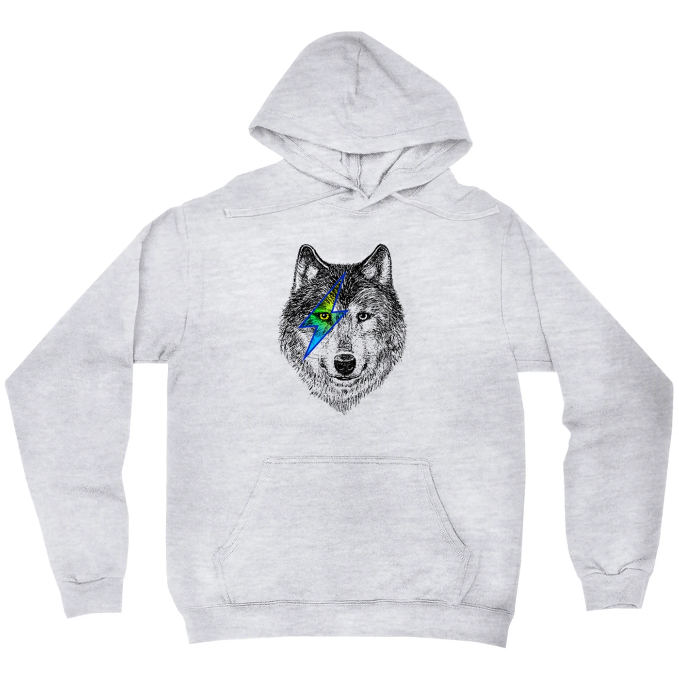 Merchbar Music Life Hoodie | Glam Rock Wolf Merchbar Music Life Hoodie