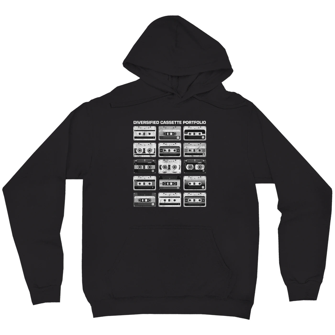 Merchbar Music Life Hoodie | Diversified Cassette Portfolio Merchbar Music Life Hoodie