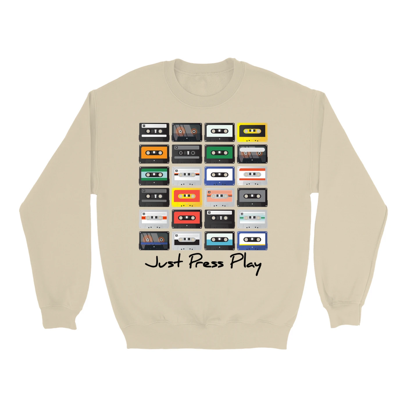 Merchbar Music Life Sweatshirt | Just Press Play Merchbar Music Life Sweatshirt