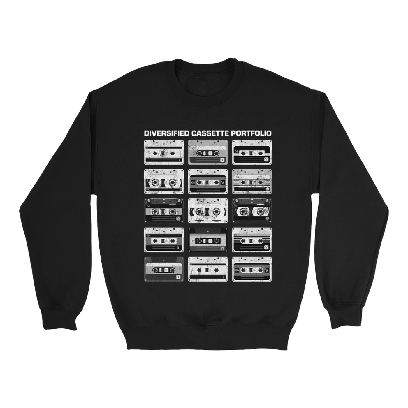 Merchbar Music Life Sweatshirt | Diversified Cassette Portfolio Merchbar Music Life Sweatshirt