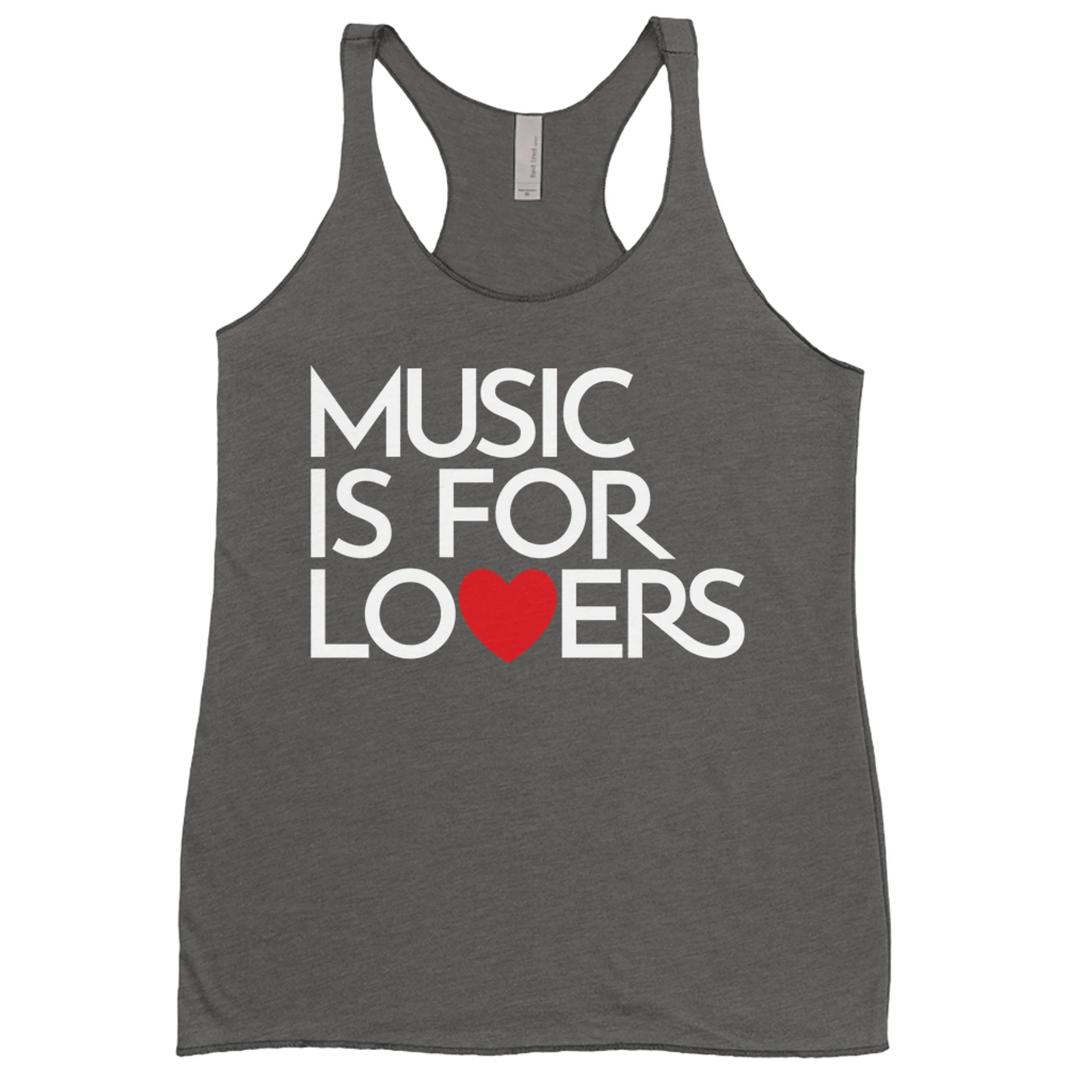 Merchbar Music Life Ladies' Tank Top | Music Is For Lovers Merchbar Music Life Shirt