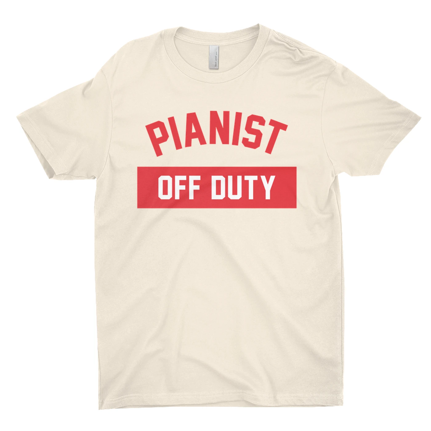 Music Life - Pianist Merchbar Music Life T-Shirt | Pianist Off Duty Merchbar Music Life Shirt