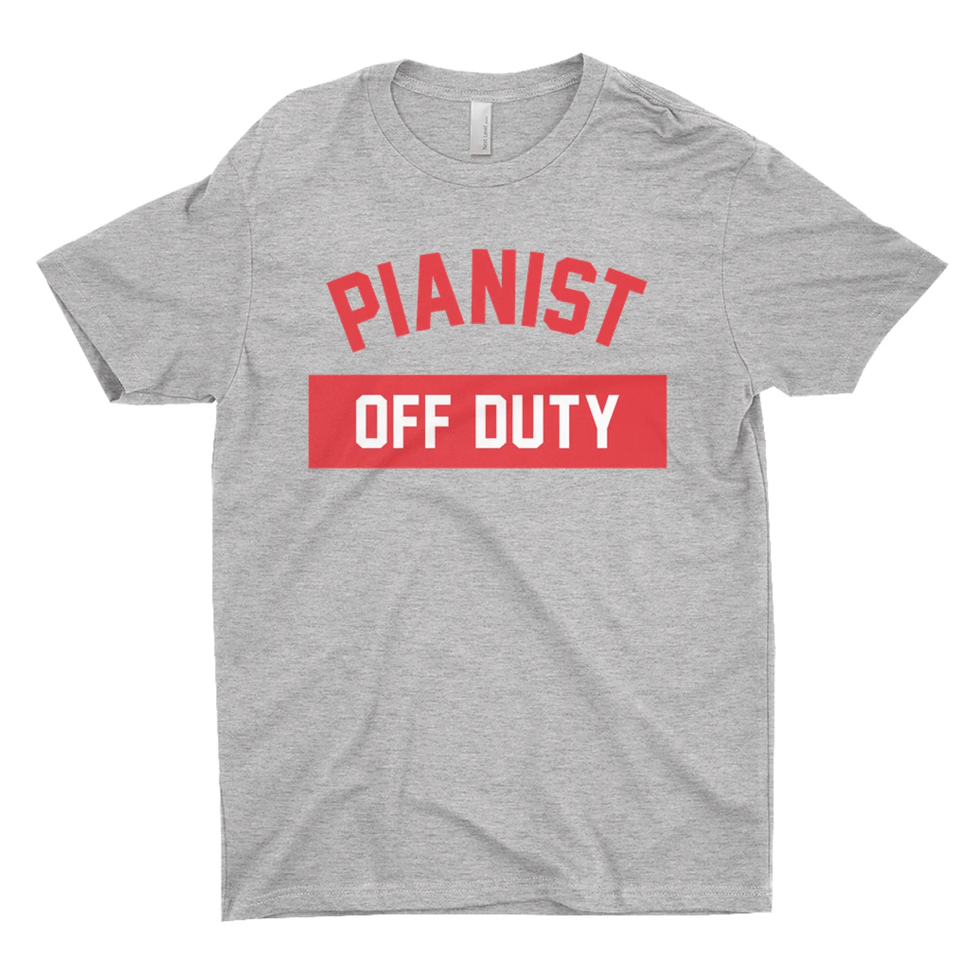 Music Life - Pianist Merchbar Music Life T-Shirt | Pianist Off Duty Merchbar Music Life Shirt