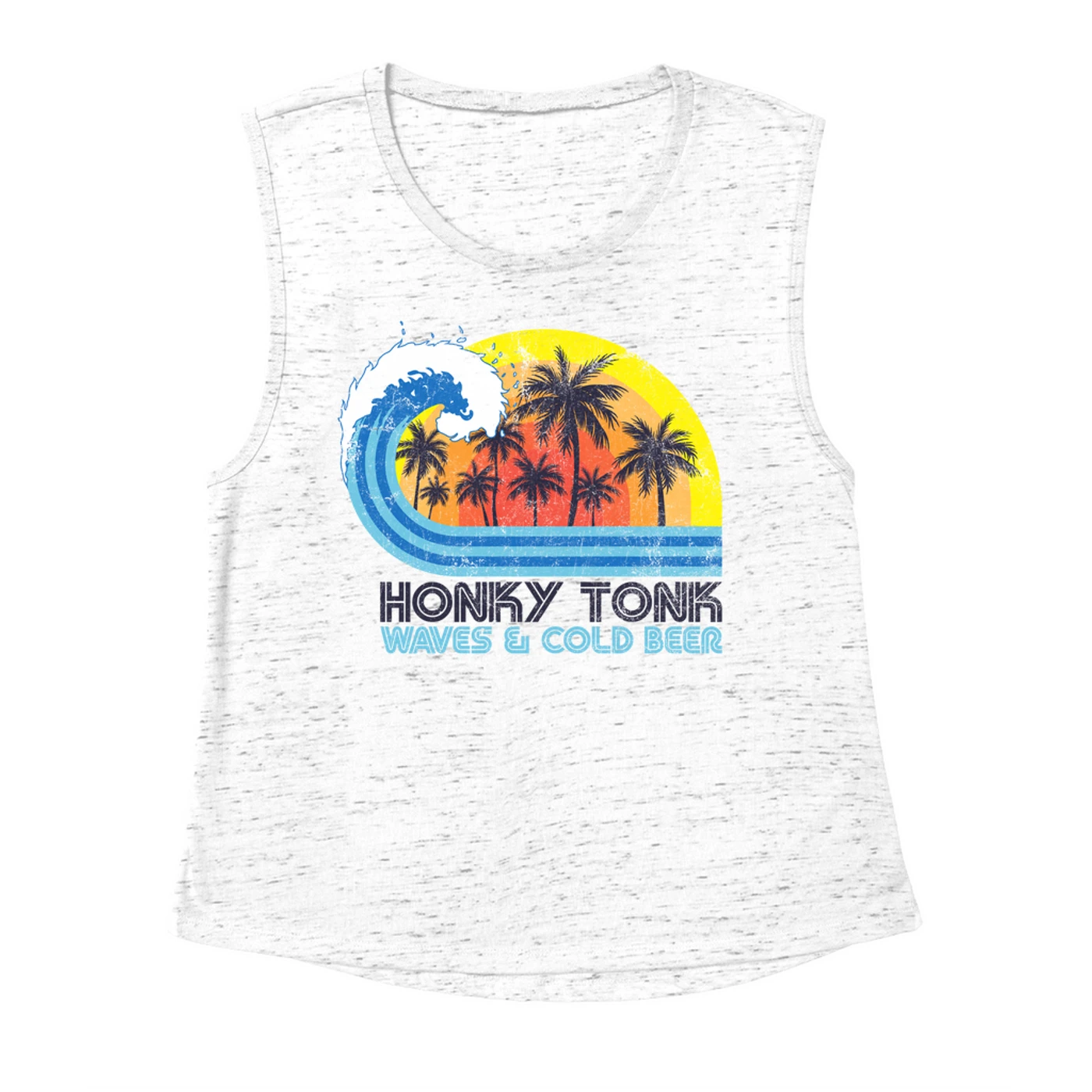 Music Life - Honky Tonk Merchbar Music Life Muscle Tank | Honky Tonk, Waves & Beer Merchbar Music Life Tank Top