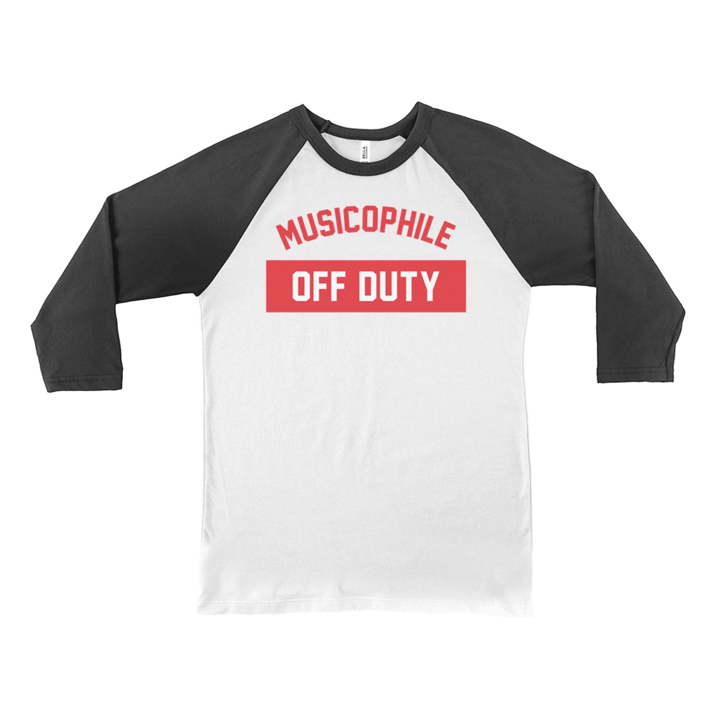 Music Life - Musicophile Merchbar Music Life 3/4 Sleeve Baseball Tee | Musicophile Off Duty Merchbar Music Life Shirt