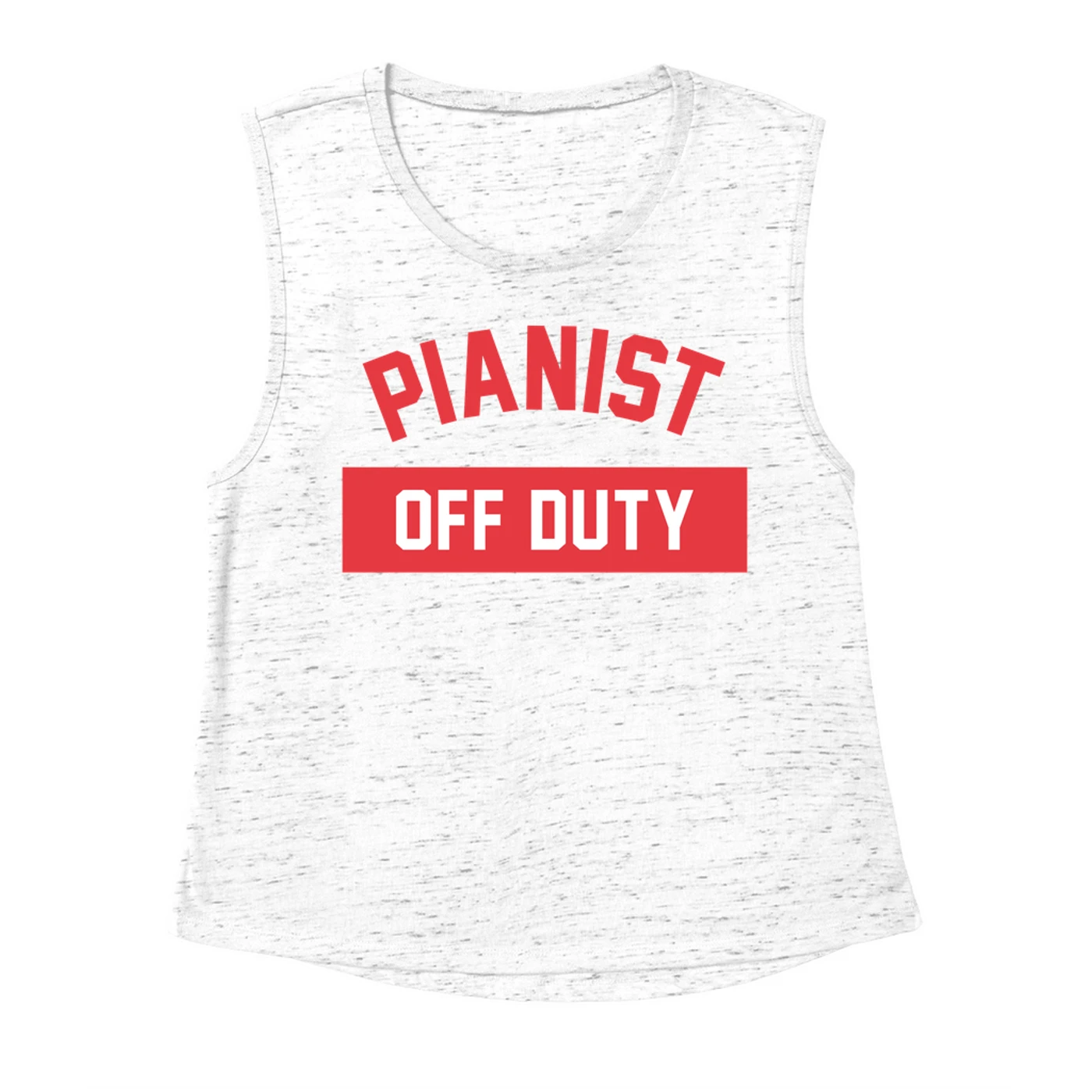 Music Life - Pianist Merchbar Music Life Muscle Tank | Pianist Off Duty Merchbar Music Life Tank Top