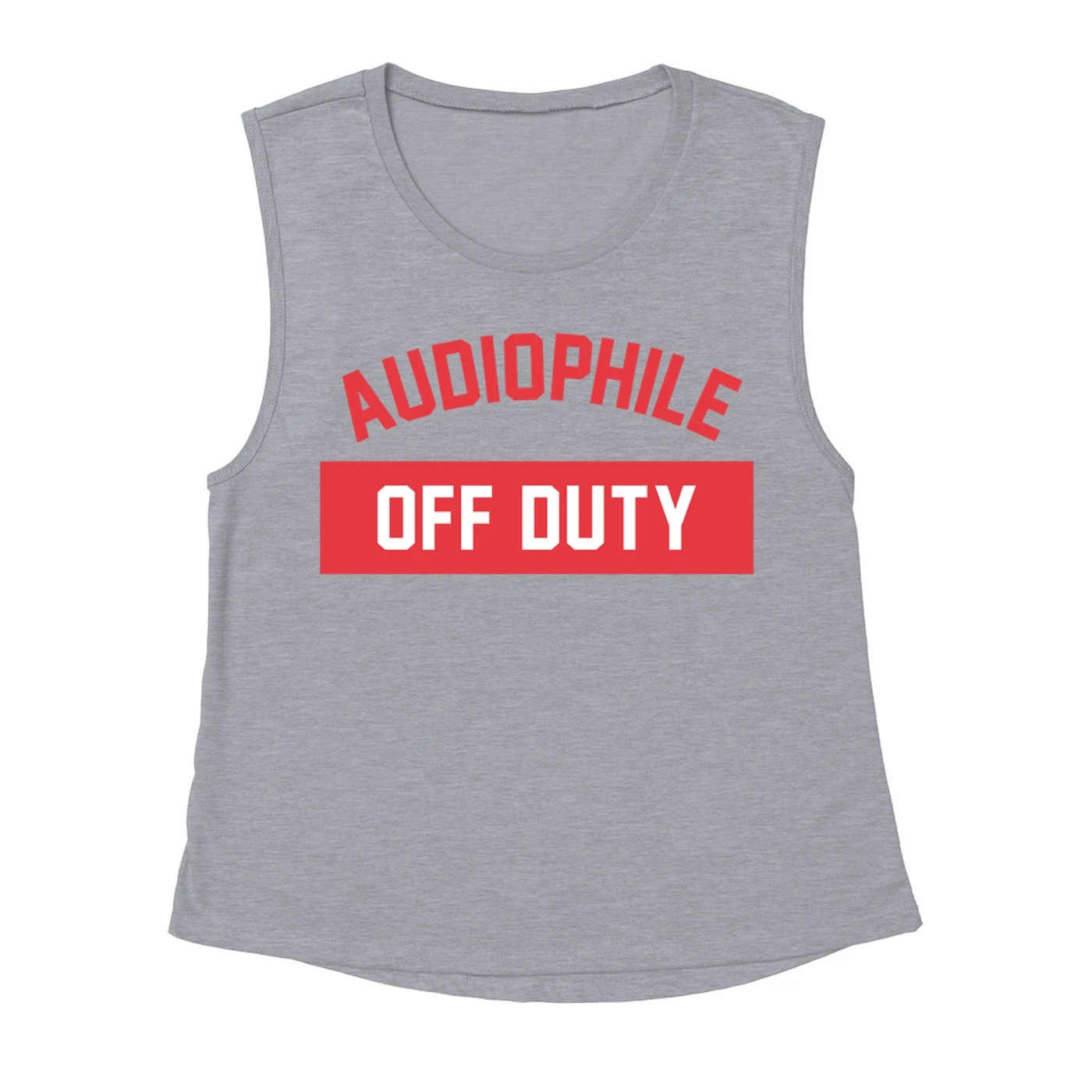 Music Life - Audiophile Merchbar Music Life Muscle Tank | Audiophile Off Duty Merchbar Music Life Tank Top