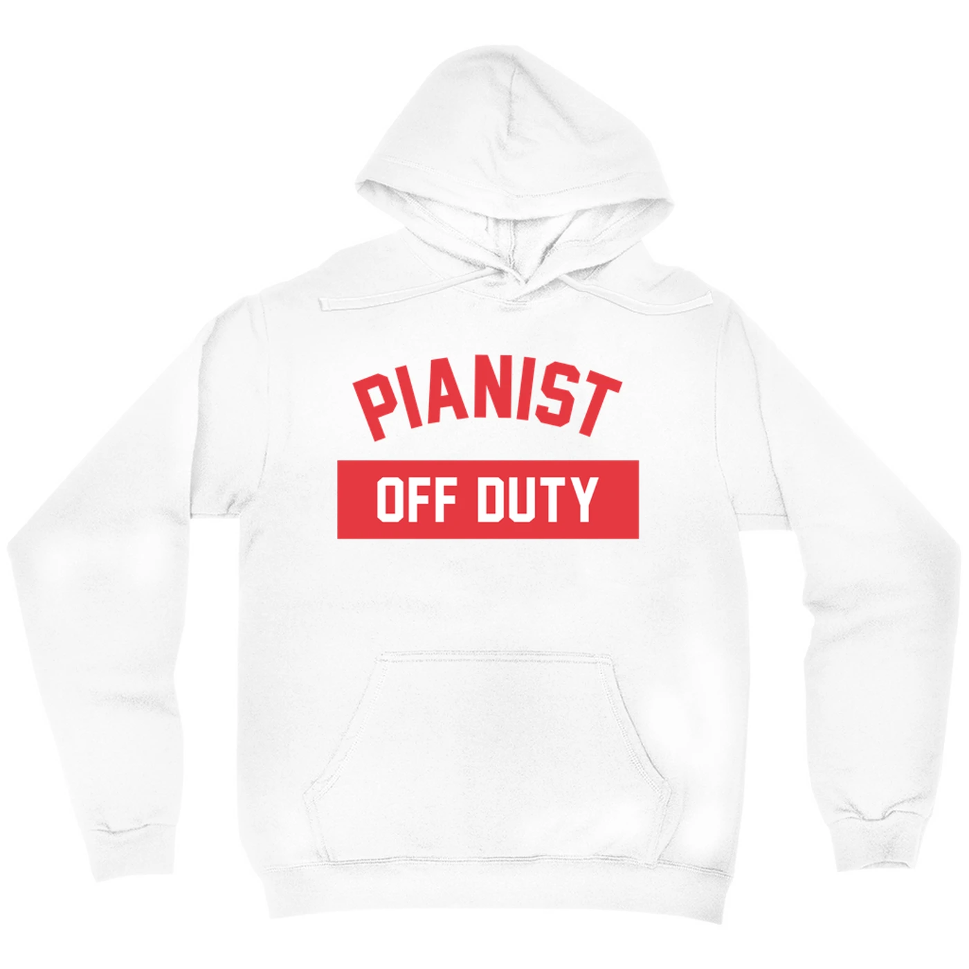 Music Life - Pianist Merchbar Music Life Hoodie | Pianist Off Duty Merchbar Music Life Hoodie