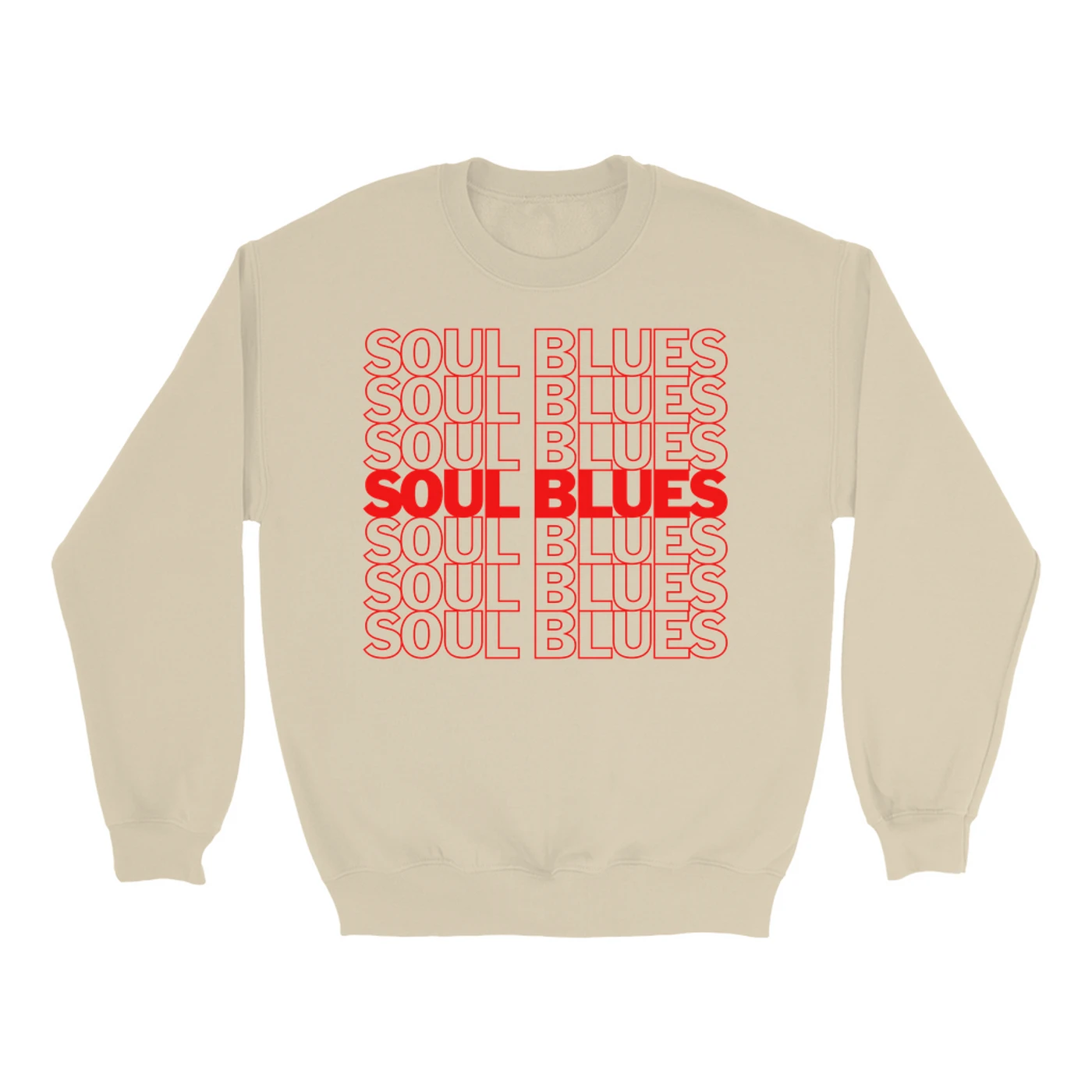 Music Life - Soul Merchbar Music Life Sweatshirt | Soul Blues On Repeat Merchbar Music Life Sweatshirt