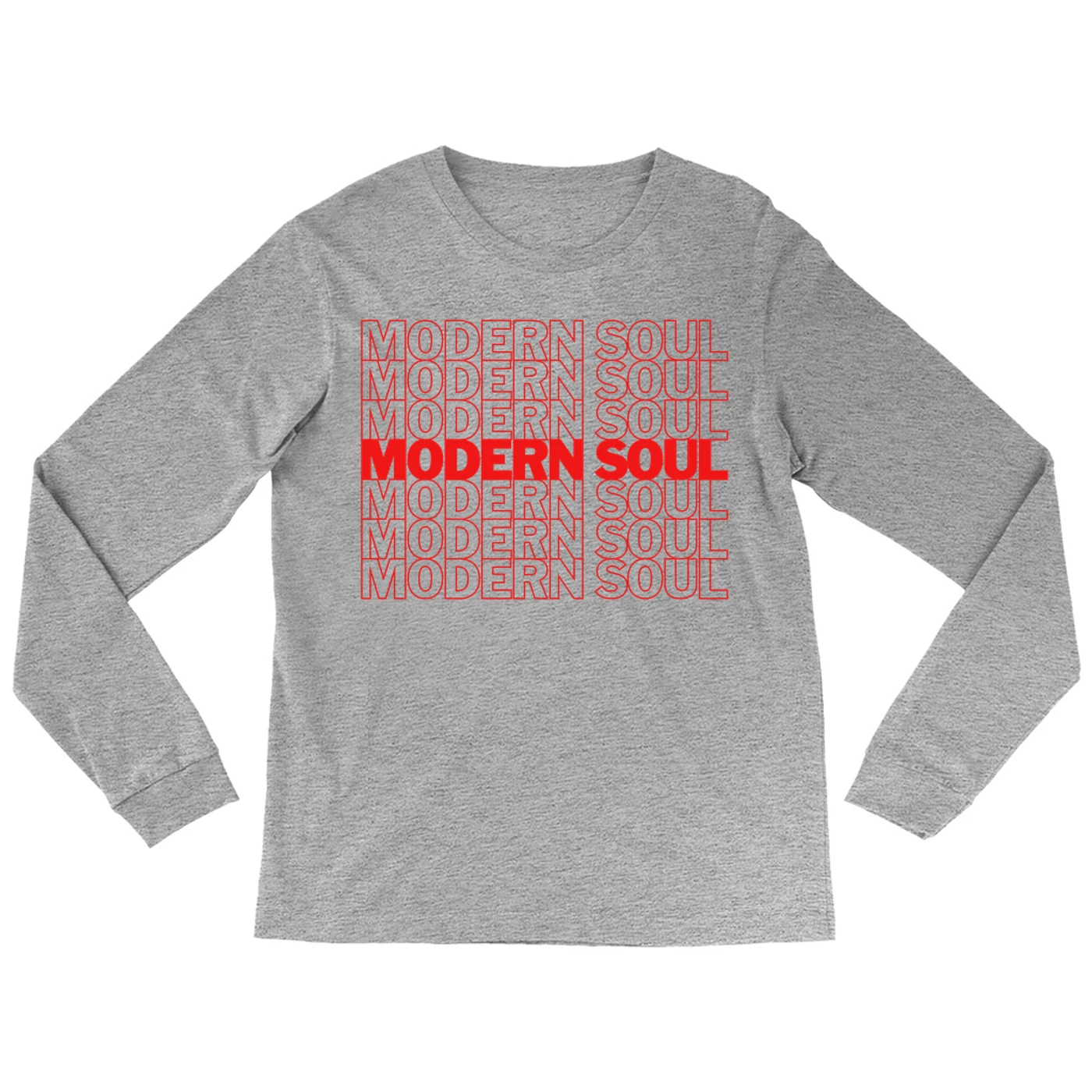 Music Life - Soul Merchbar Music Life Long Sleeve Shirt | Modern Soul On Repeat Merchbar Music Life Shirt