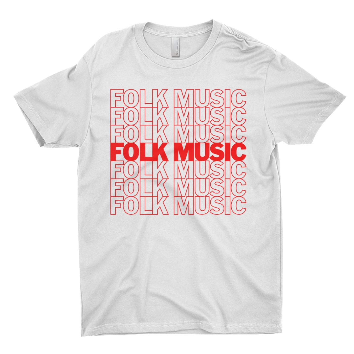 Music Life - Folk Merchbar Music Life T-Shirt | Folk Music On Repeat Merchbar Music Life Shirt