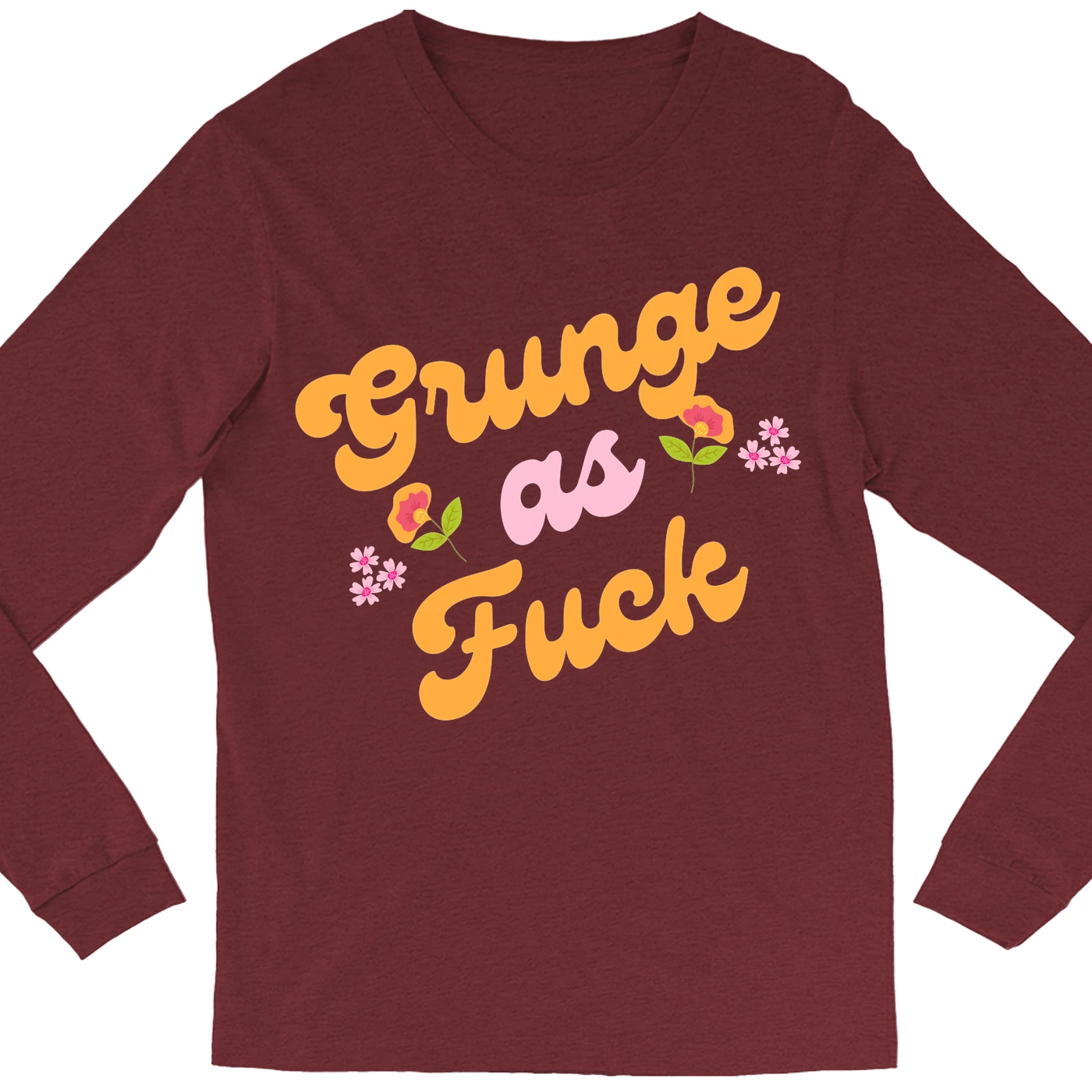 Music Life - Grunge Merchbar Music Life Long Sleeve Shirt | Grunge AF Merchbar Music Life Shirt