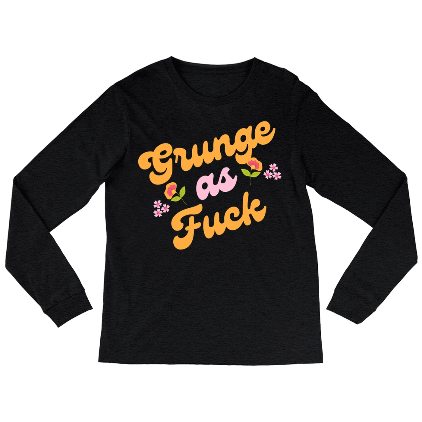 Music Life - Grunge Merchbar Music Life Long Sleeve Shirt | Grunge AF Merchbar Music Life Shirt