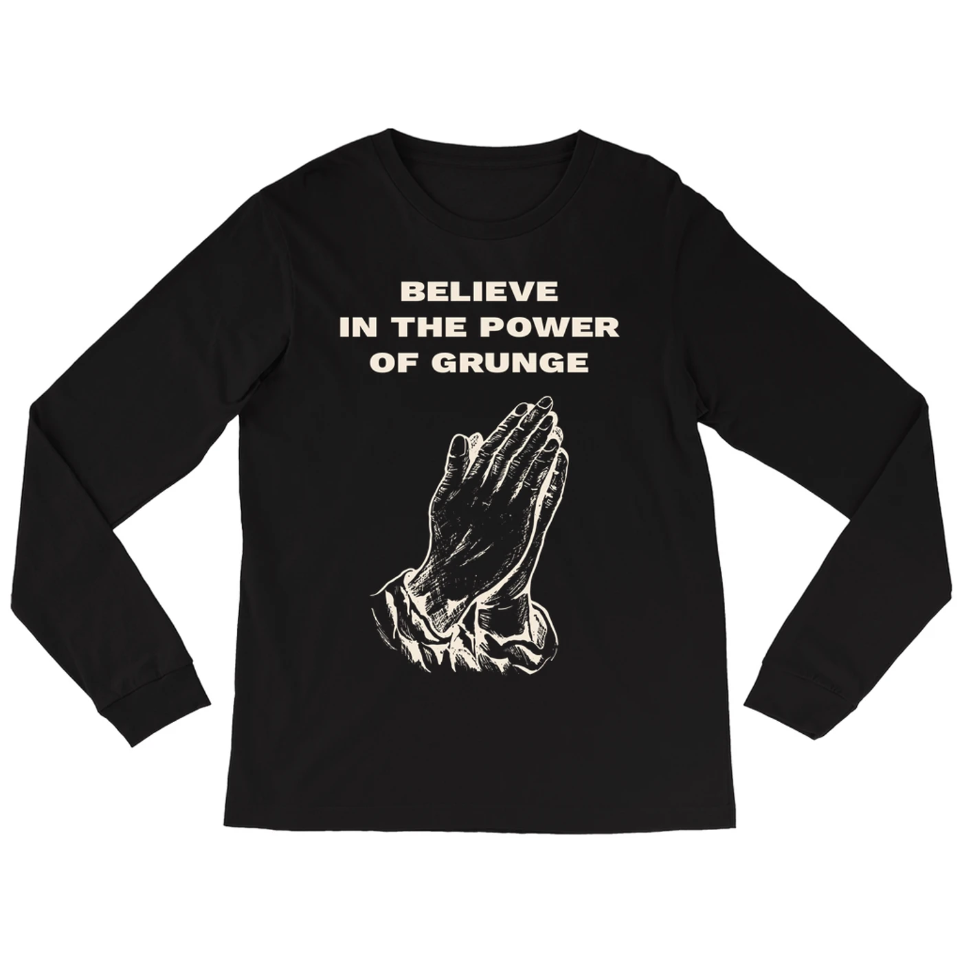 Music Life - Grunge Merchbar Music Life Long Sleeve Shirt | Believe In Grunge Merchbar Music Life Shirt