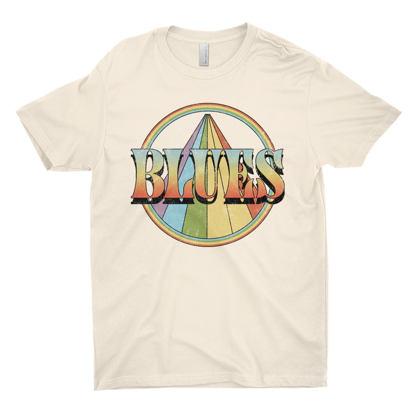 Music Life - Blues Merchbar Music Life T-Shirt | Retro Blues Distressed Merchbar Music Life Shirt