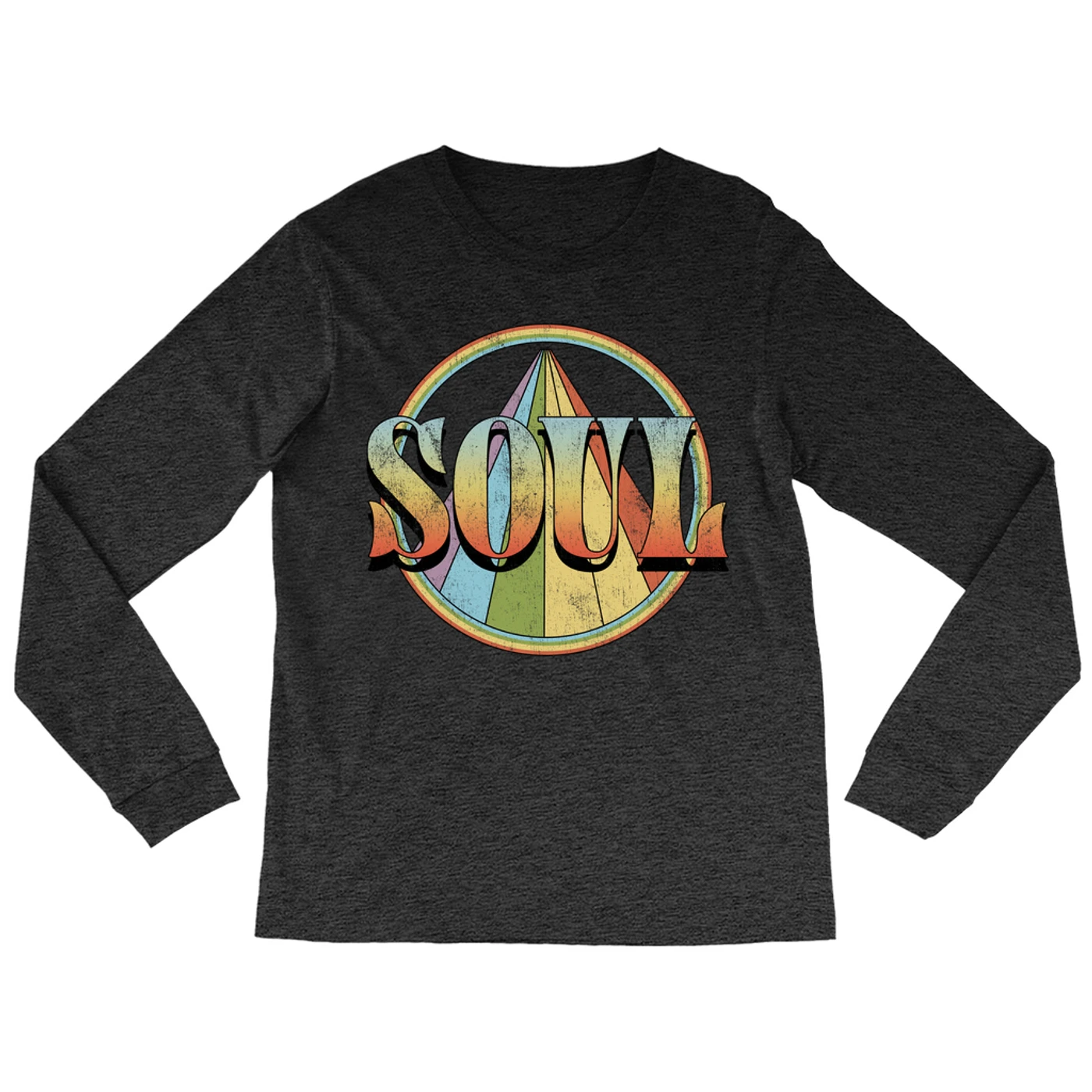 Music Life - Soul Merchbar Music Life Long Sleeve Shirt | Retro Soul Distressed Merchbar Music Life Shirt
