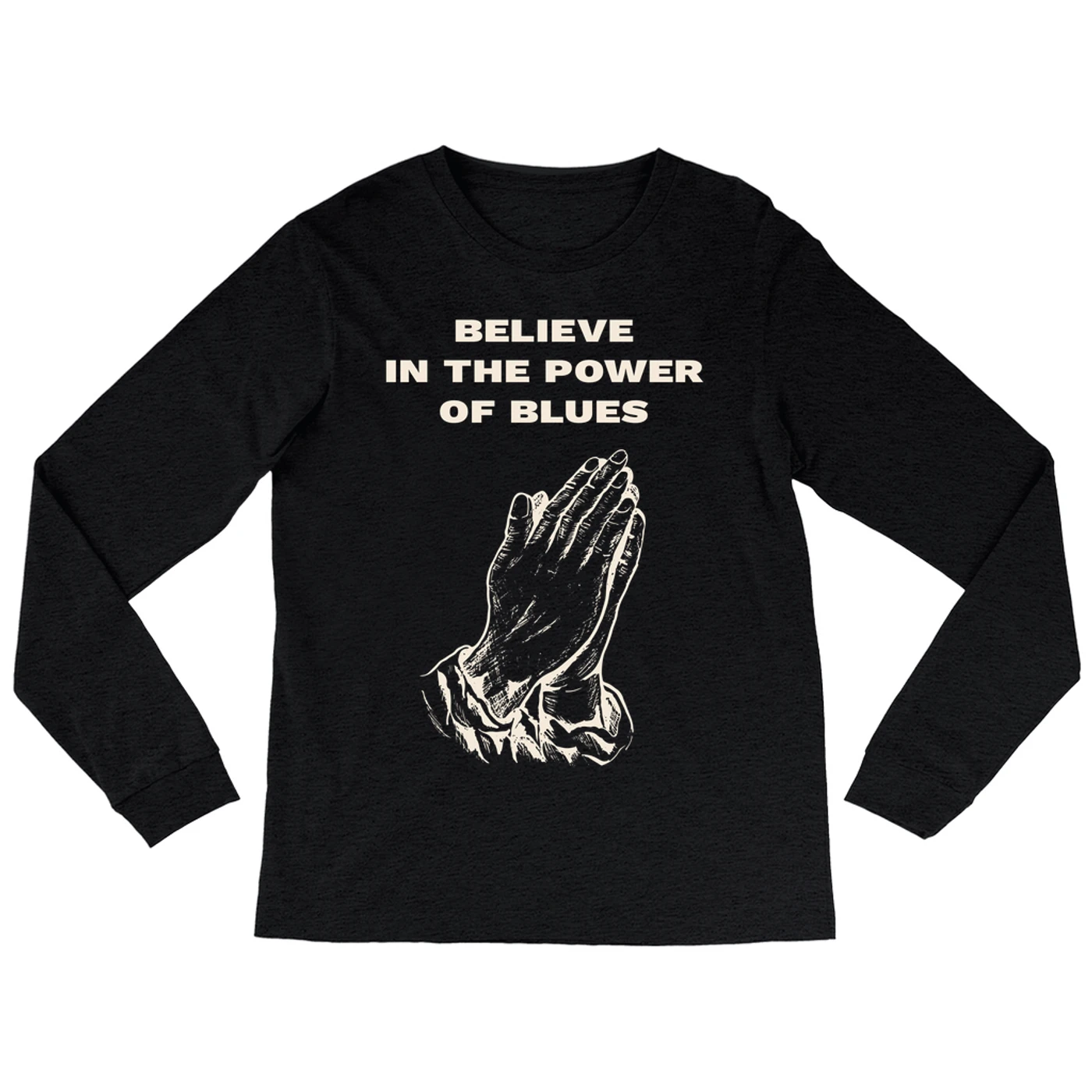 Music Life - Blues Merchbar Music Life Long Sleeve Shirt | Believe In Blues Merchbar Music Life Shirt