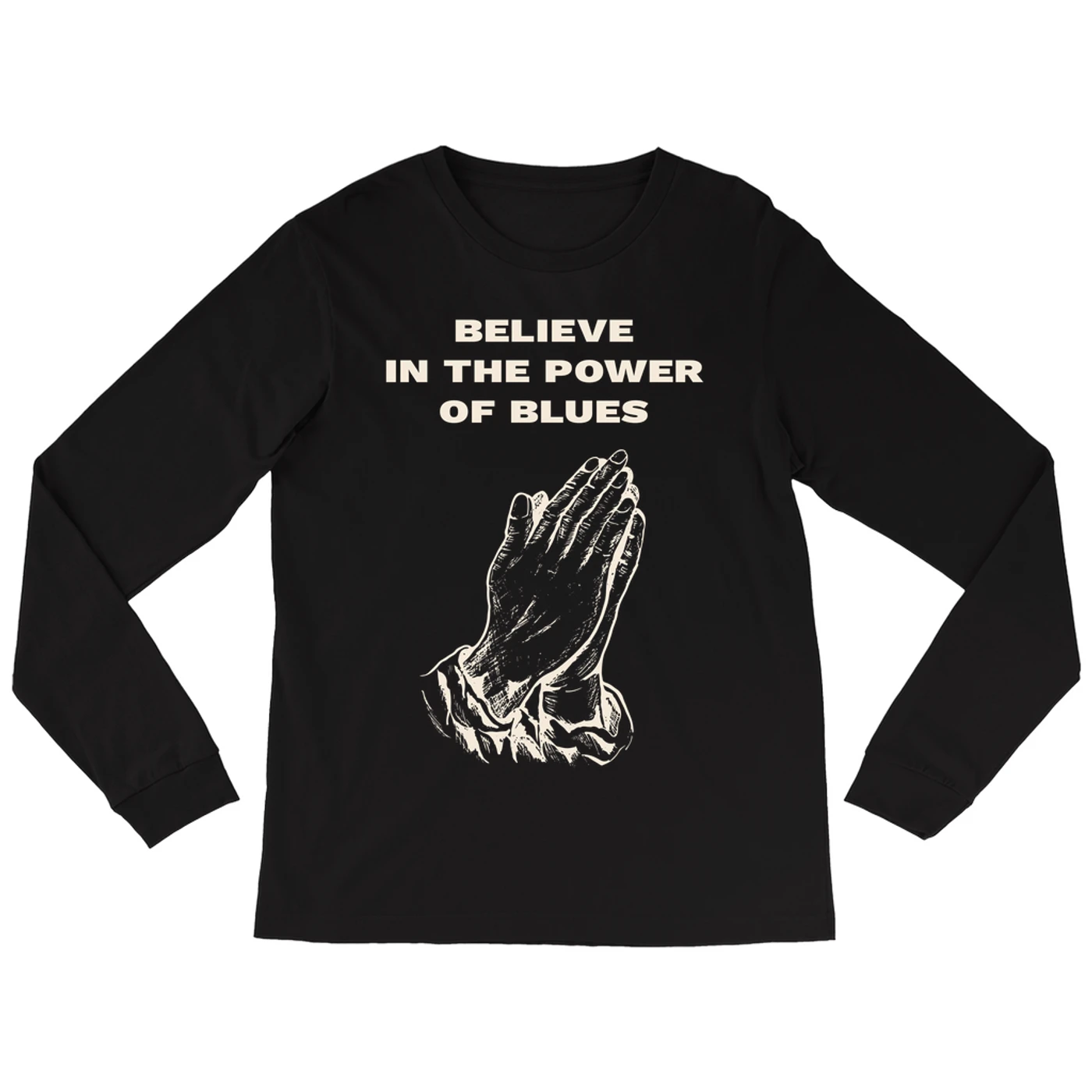 Music Life - Blues Merchbar Music Life Long Sleeve Shirt | Believe In Blues Merchbar Music Life Shirt