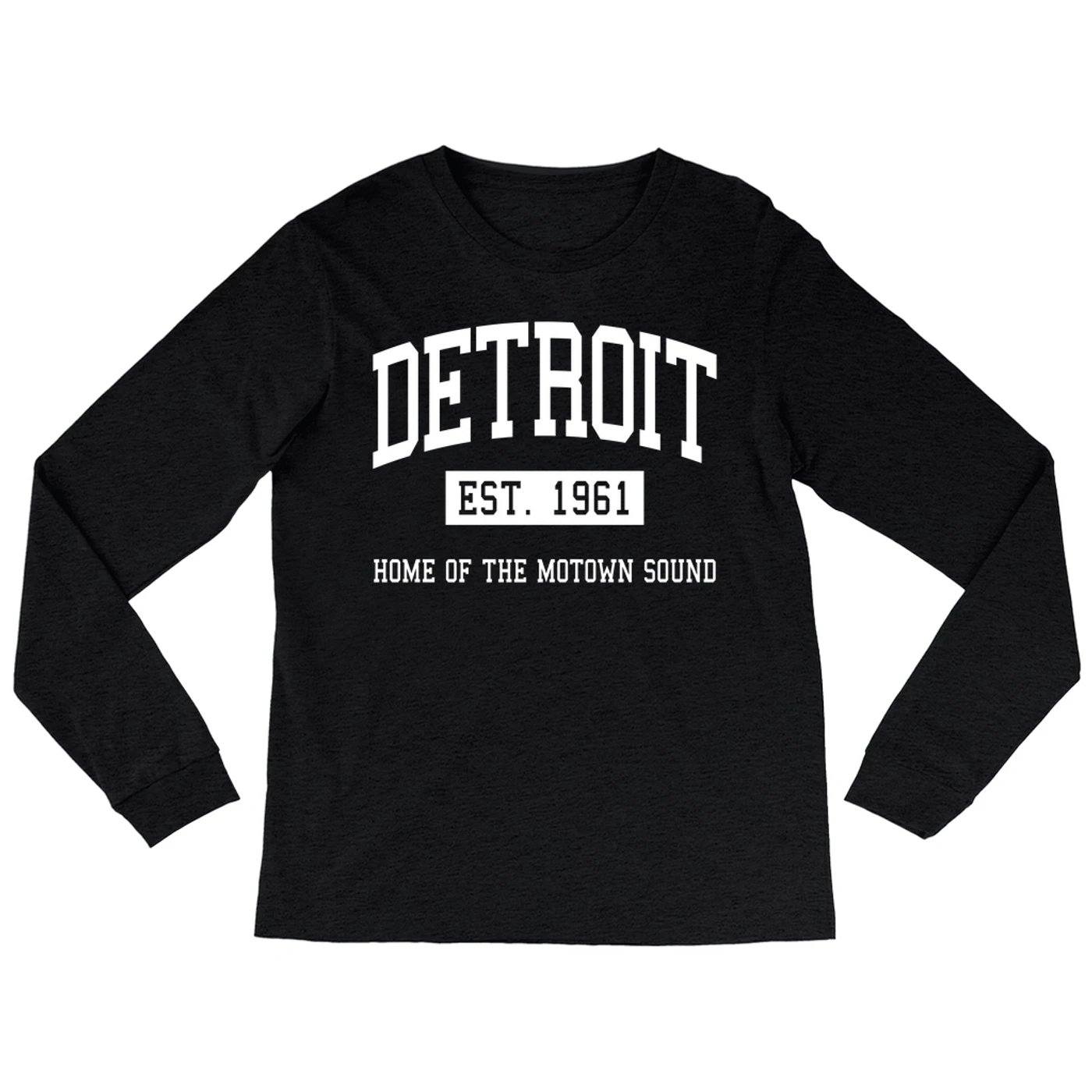 Music Life - Motown Merchbar Music Life Long Sleeve Shirt | Detroit Home of the Motown Sound Est. 1961 Merchbar Music Life Shirt